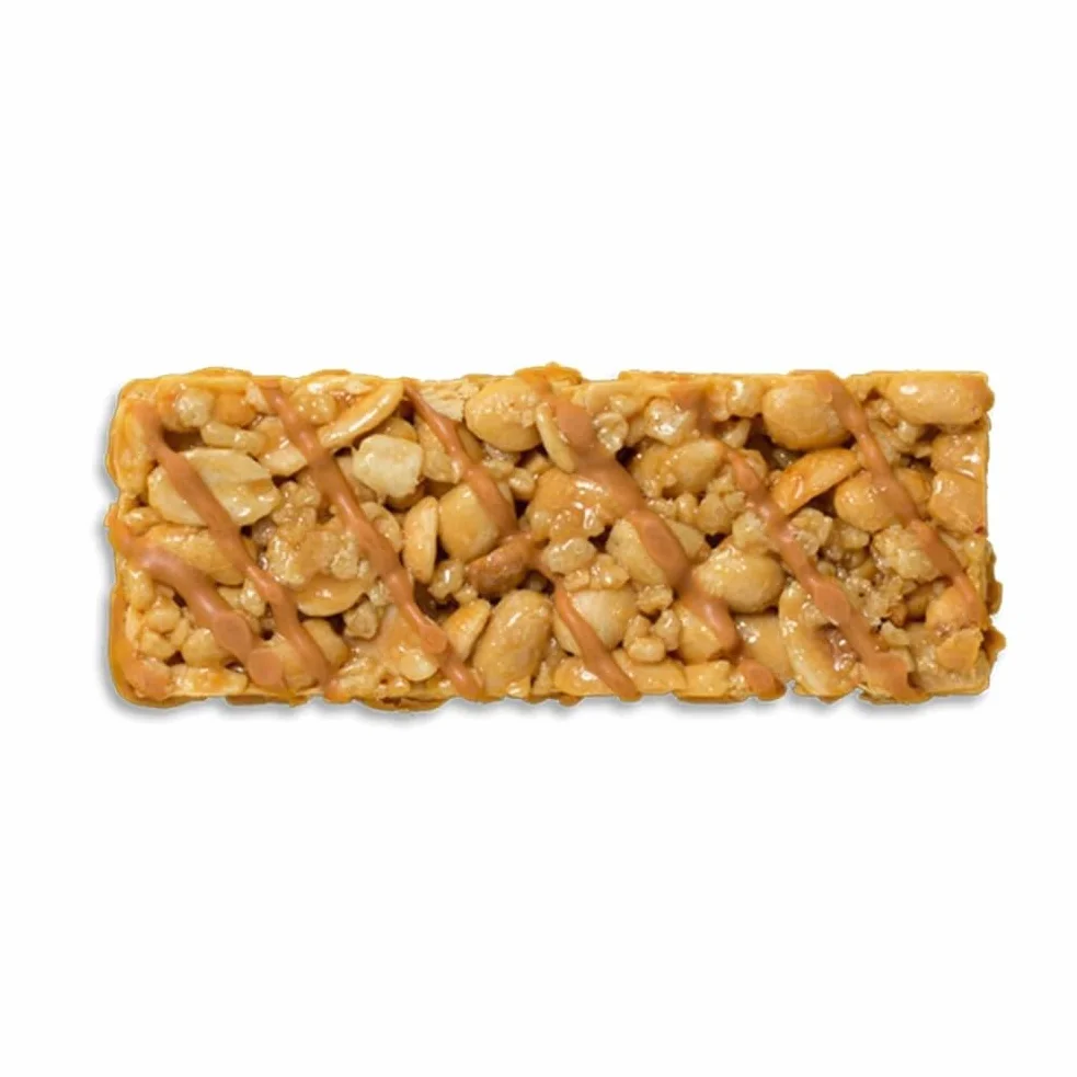 BE-KIND - Barres de Céréales Protéinées - Beurre de Cacahuètes Croquant - Sans Gluten - Riche en Fibres - Grand Format - 12 x 50g