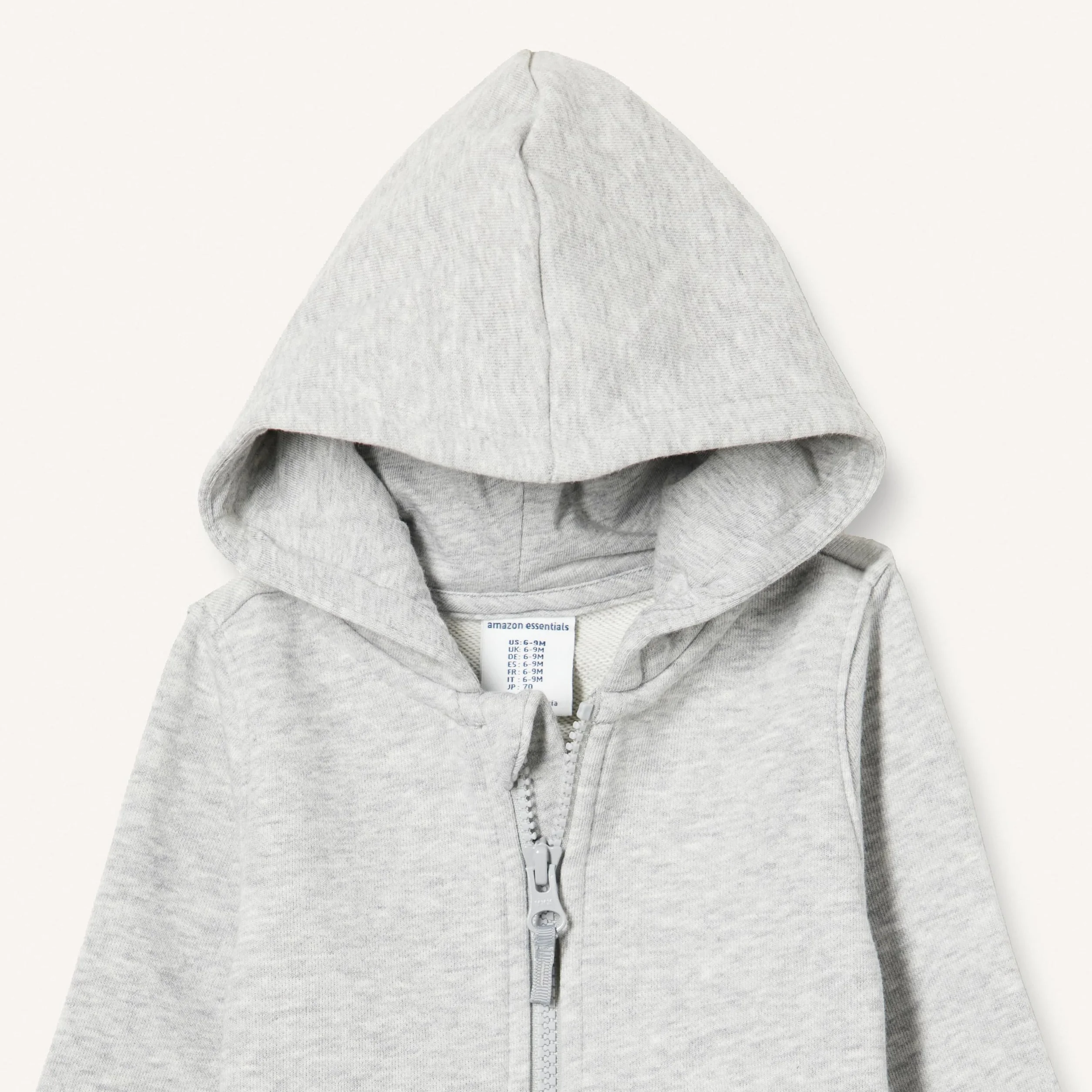 Amazon Essentials Sweat-Shirt à Capuche Zippé en Tissu Éponge French Terry Mixte Bébé et Enfants, Packs Multiples