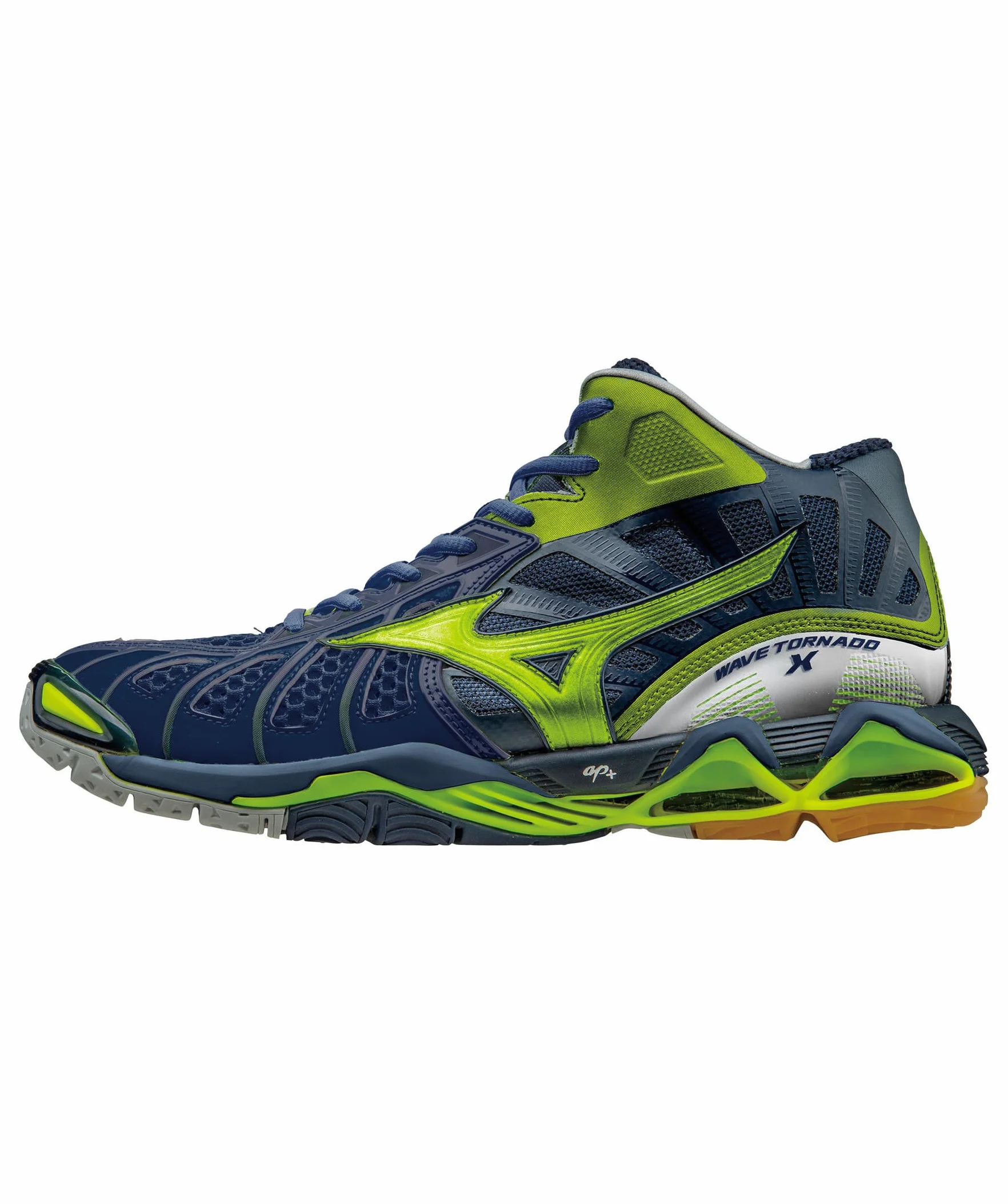 Mizuno Wave Tornado X Mid Baskets Bleu