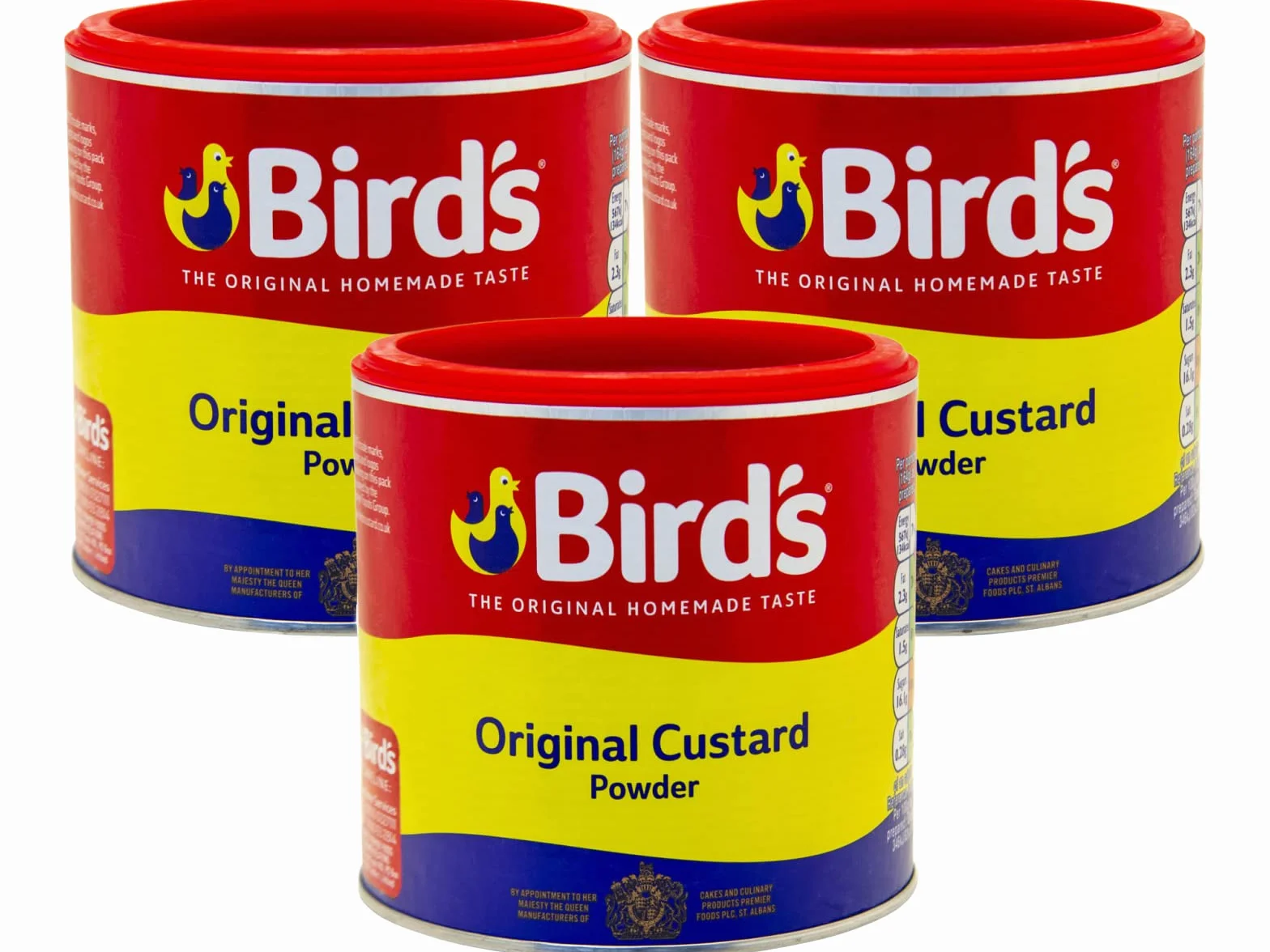 Bird's Custard Powder | Faites une délicieusement crémeuse pour les desserts traditionnels au goût original maison | Lot de 3 x 300 g
