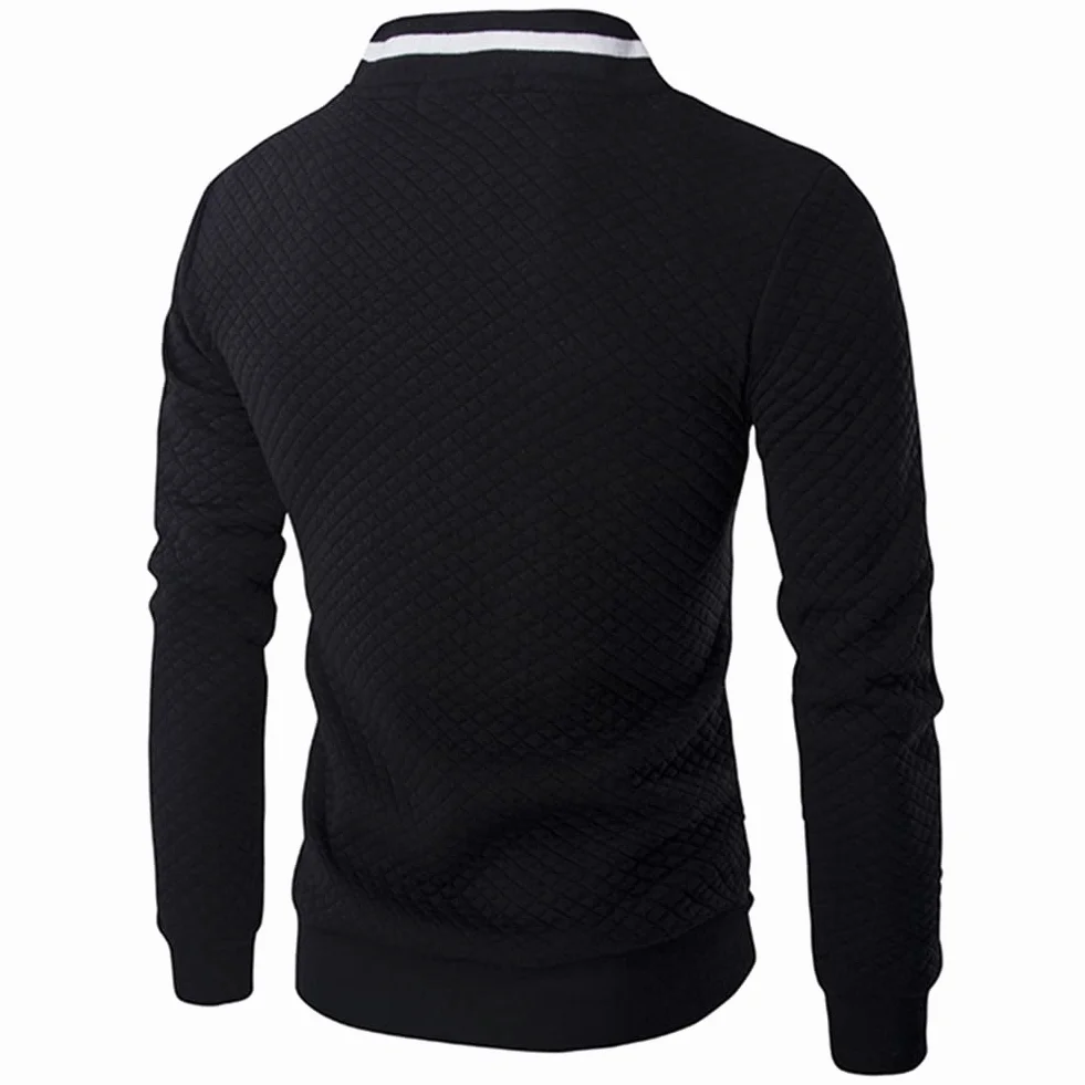 VERAVANT Sweat-Shirt Homme Manches Longues Pull Zippé Veste Sport