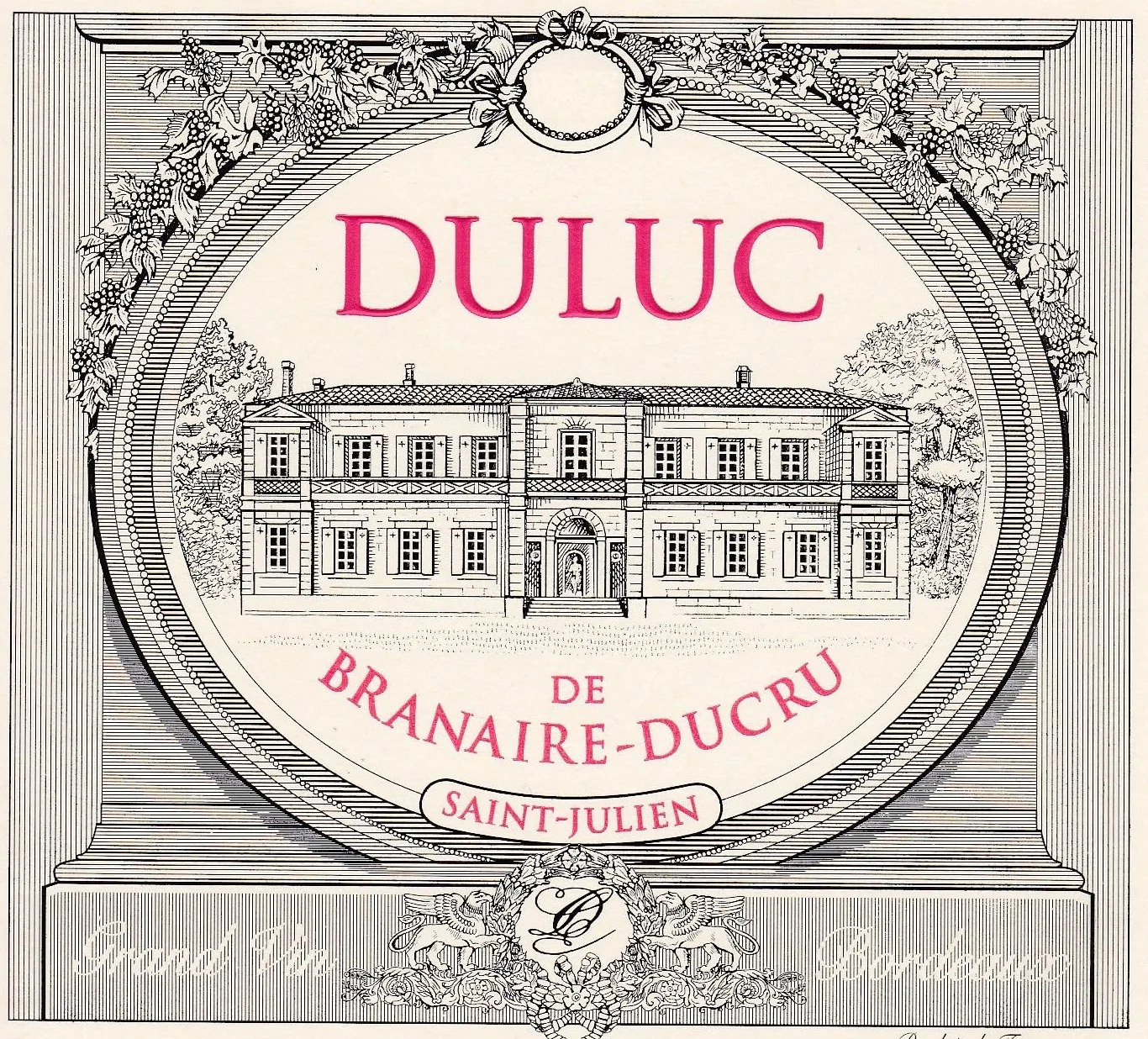 Duluc de Branaire-Ducru - AOP Saint-Julien - Vin Rouge - Millésime 2019-1 bouteille x 75cl
