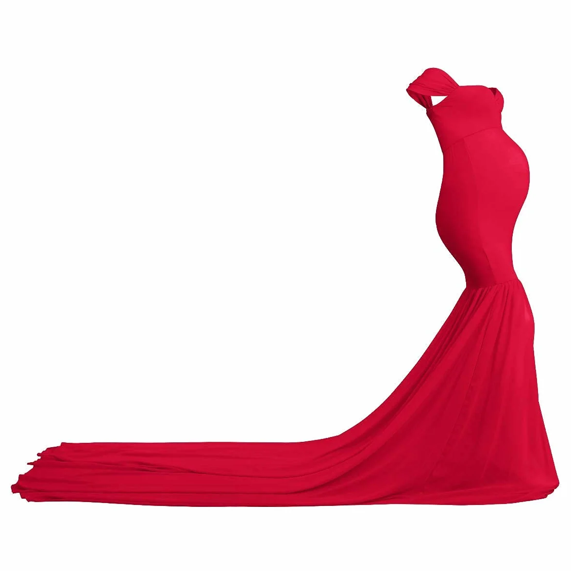 Shownicer Robe Grossesse Femme Jupe Longue Mousseline Soie Maternité Photographie