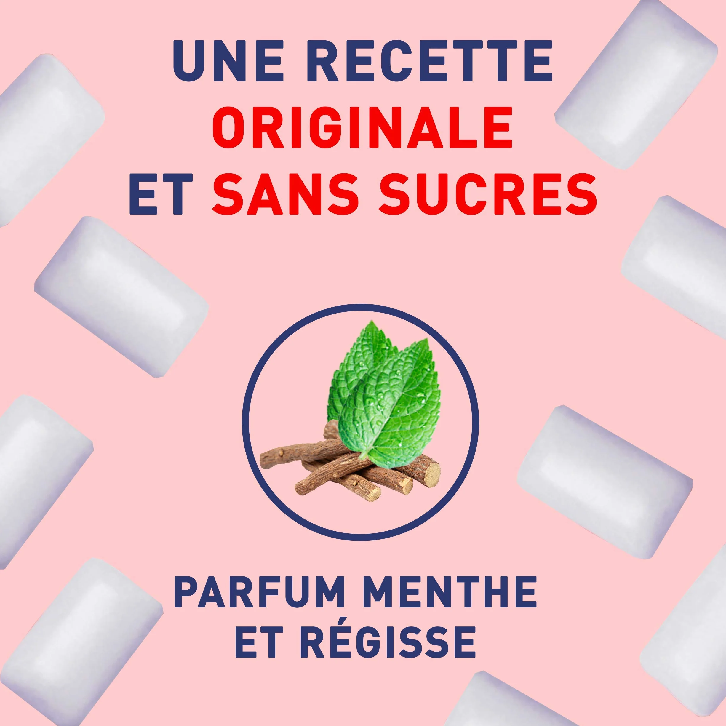 Stimorol Original Chewing Gum Sans Sucres Menthe Réglisse Lot de 2 Packs 25 Paquets 10 Tablettes 14 g