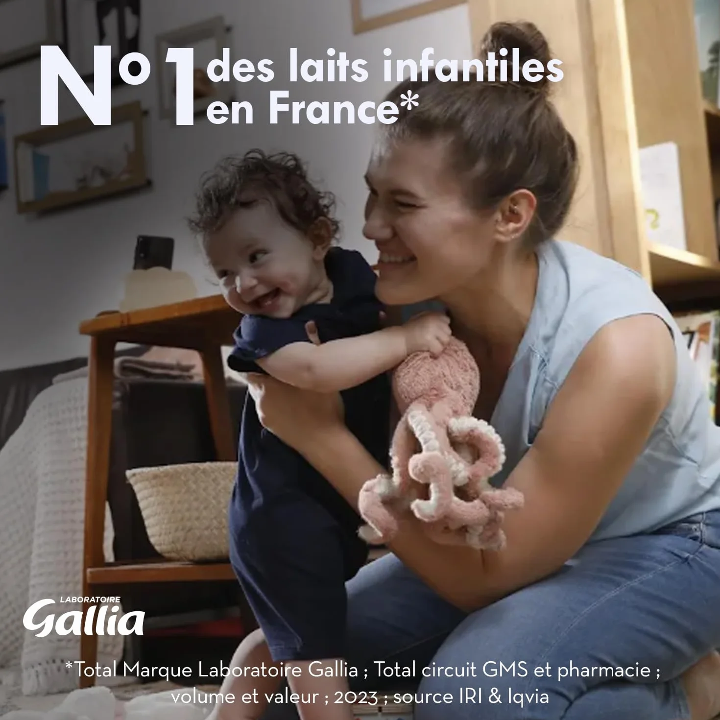 Laboratoire Gallia Lait infantile Calisma Junior 4ème âge Lait de Croissance en Poudre 3x830g Dès 18 Mois