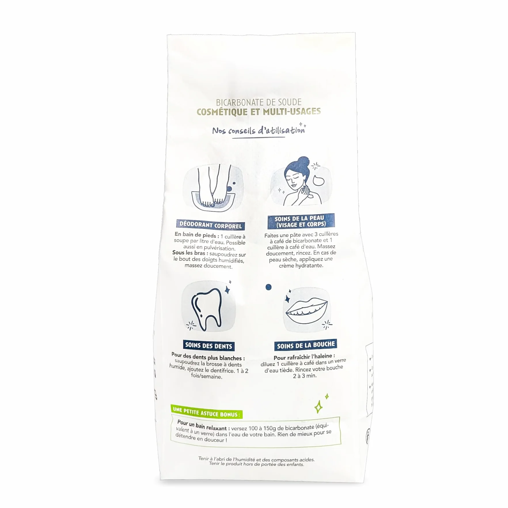Bicarbonate de Soude Extra Fin - Sachet Kraft 3 kg - Qualité Alimentaire Supérieure - Cosmétique, Maison - Poudre Polyvalente Ultra Pure - La Compagnie du Bicarbonate - certifié par ECOCERT