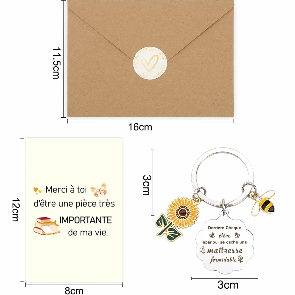 Porte-Clés Cadeau Fête des Mères Pâques Maman Papa Mamie Papy Marraine Parrain Anniversaire Homme