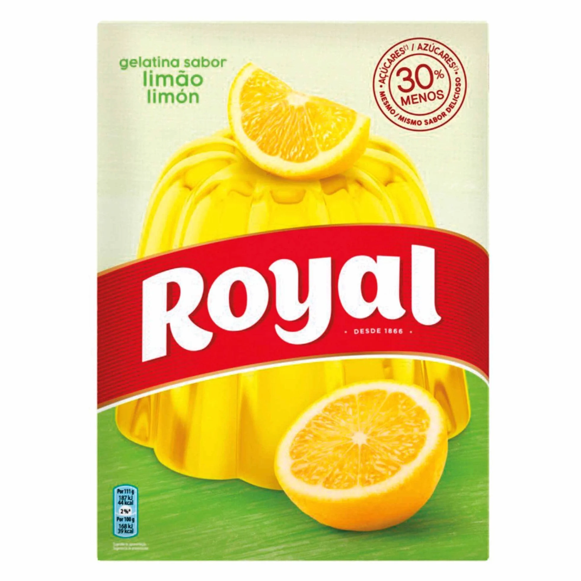 Royal Mix - Gélatine en poudre avec un mélange de saveurs | Fraise | Fruits de la passion | Citron | Ananas | Tropicale | 5 paquets de 4 oz | 30% Sucre en Moins