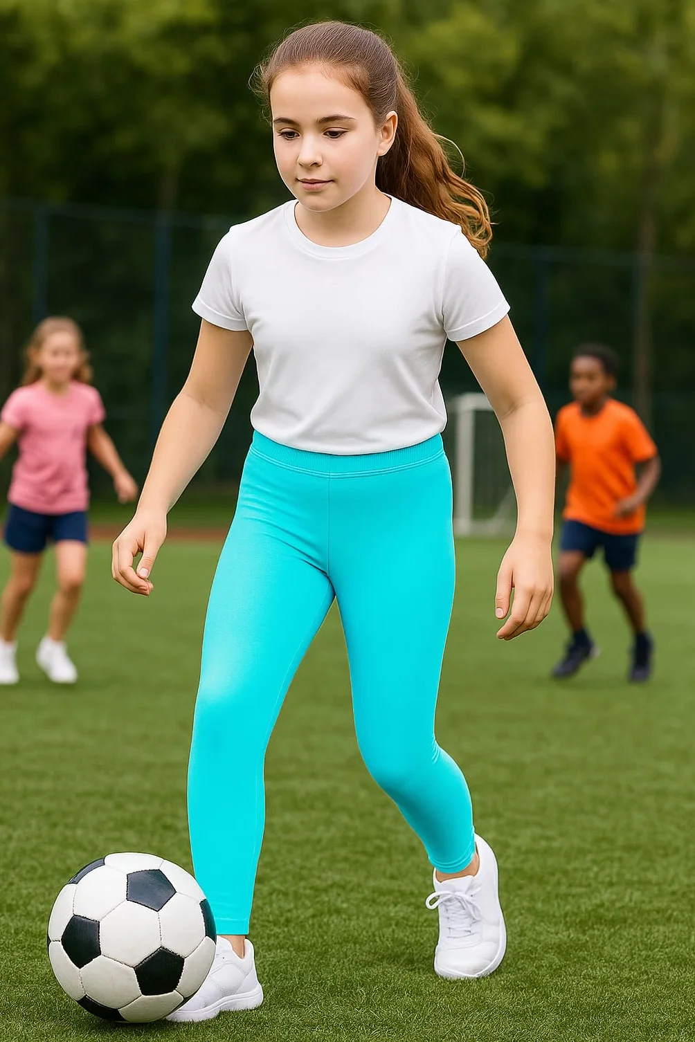 PopCouture Leggings de sport danse gymnastique filles