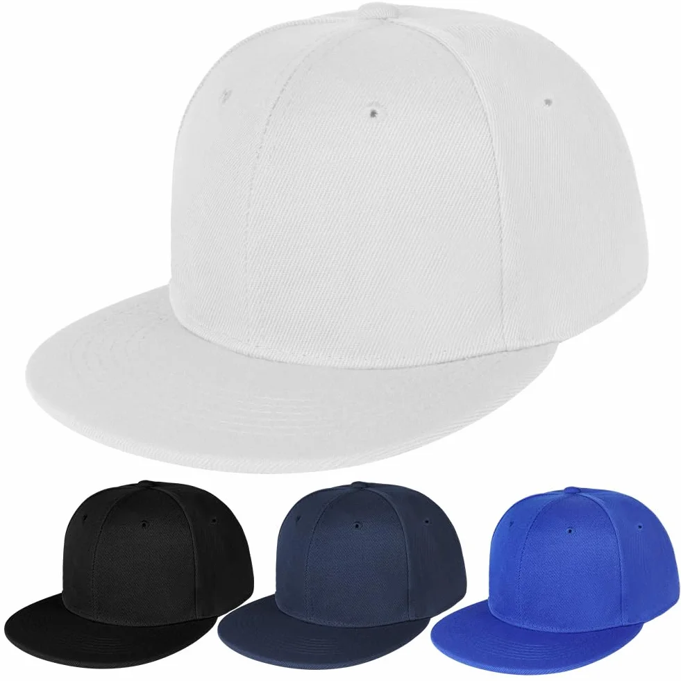 Casquette Snapback Homme Femme Baseball Cap Réglable Coton Anti-Soleil 56-61CM