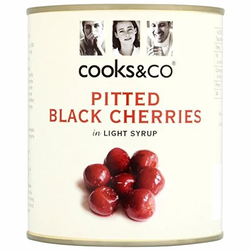 Cooks & Co Cerises noires dénoyautées 850 g
