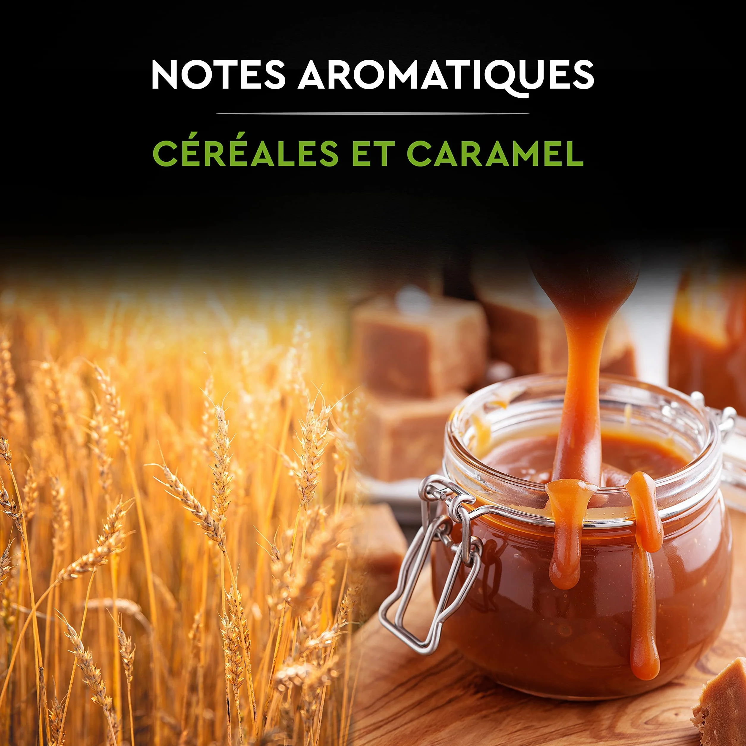 CARTE NOIRE - Café Grain Bio - 100 % Arabica - Origine Amérique Latine - Paquet de 1 kg - Fabriqué en France