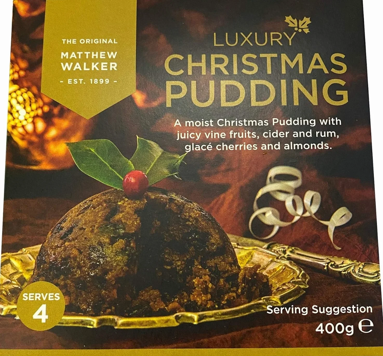 Matthew Walker Pudding de Noël Luxe 400gr