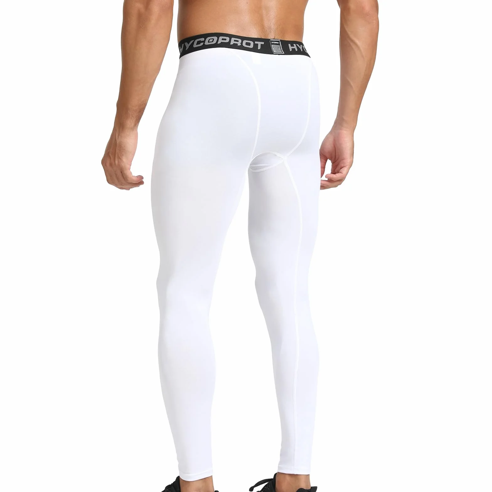 HYCOPROT Pantalon de Compression pour Hommes Séchage Rapide Course Base Layer Leggings Basketball Fitness Jogging