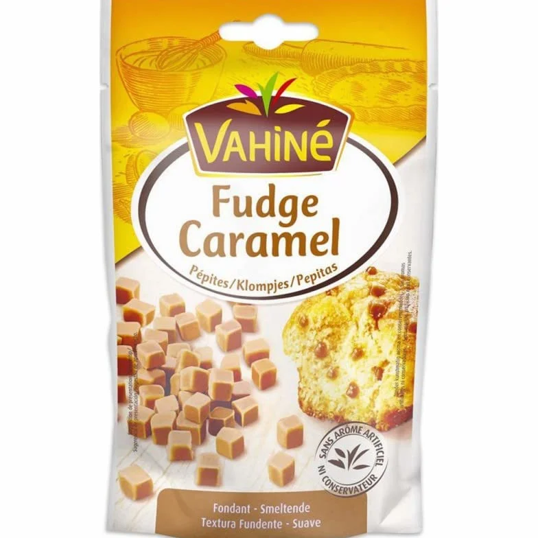 Vahiné Pépites Fudge Caramel Fondant 70g (lot de 3)