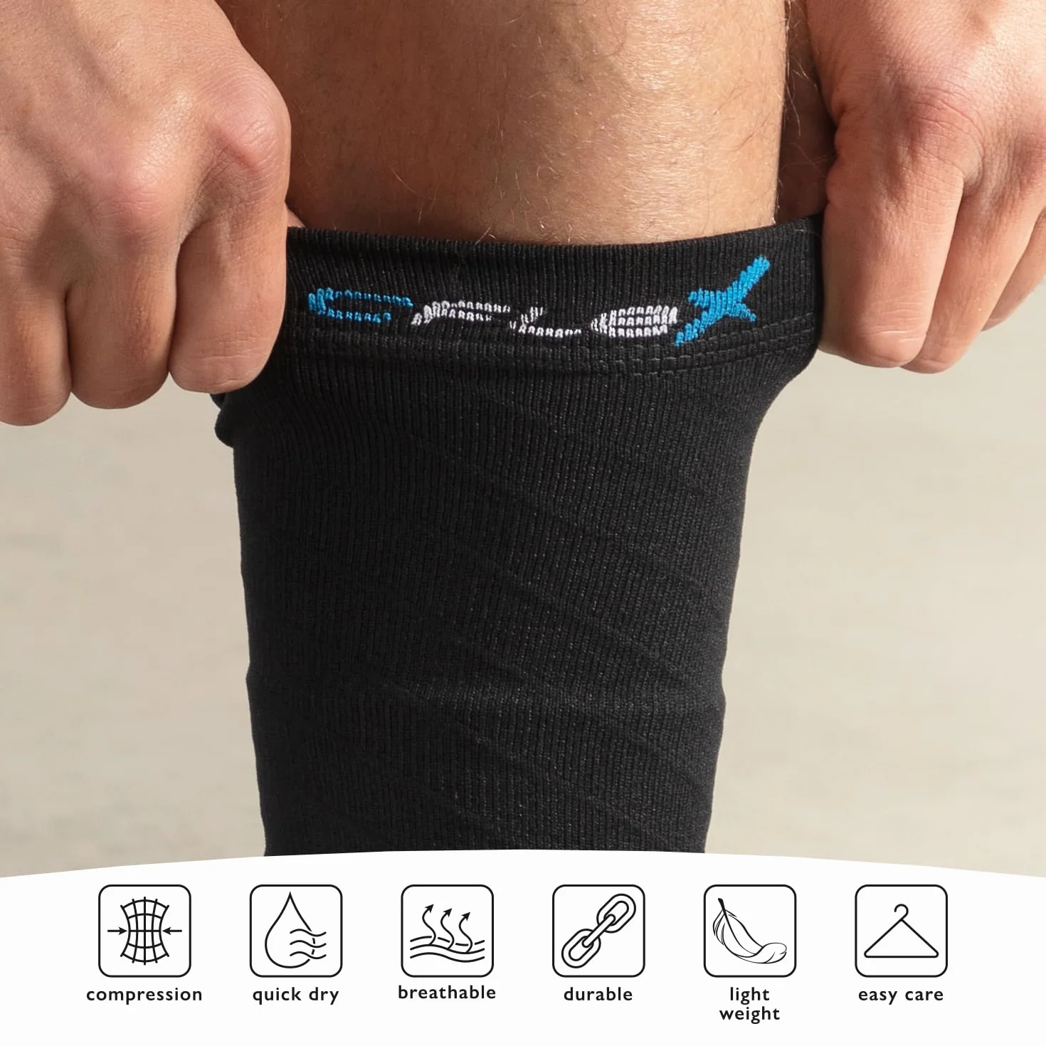 CFLEX Manchette de compression de sport homme femme 1 paire