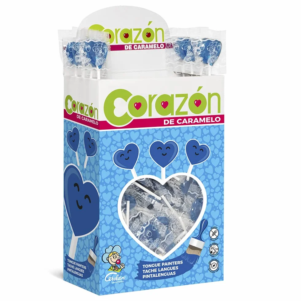 Sucette petit coeur goût Framboise x 200 pcs