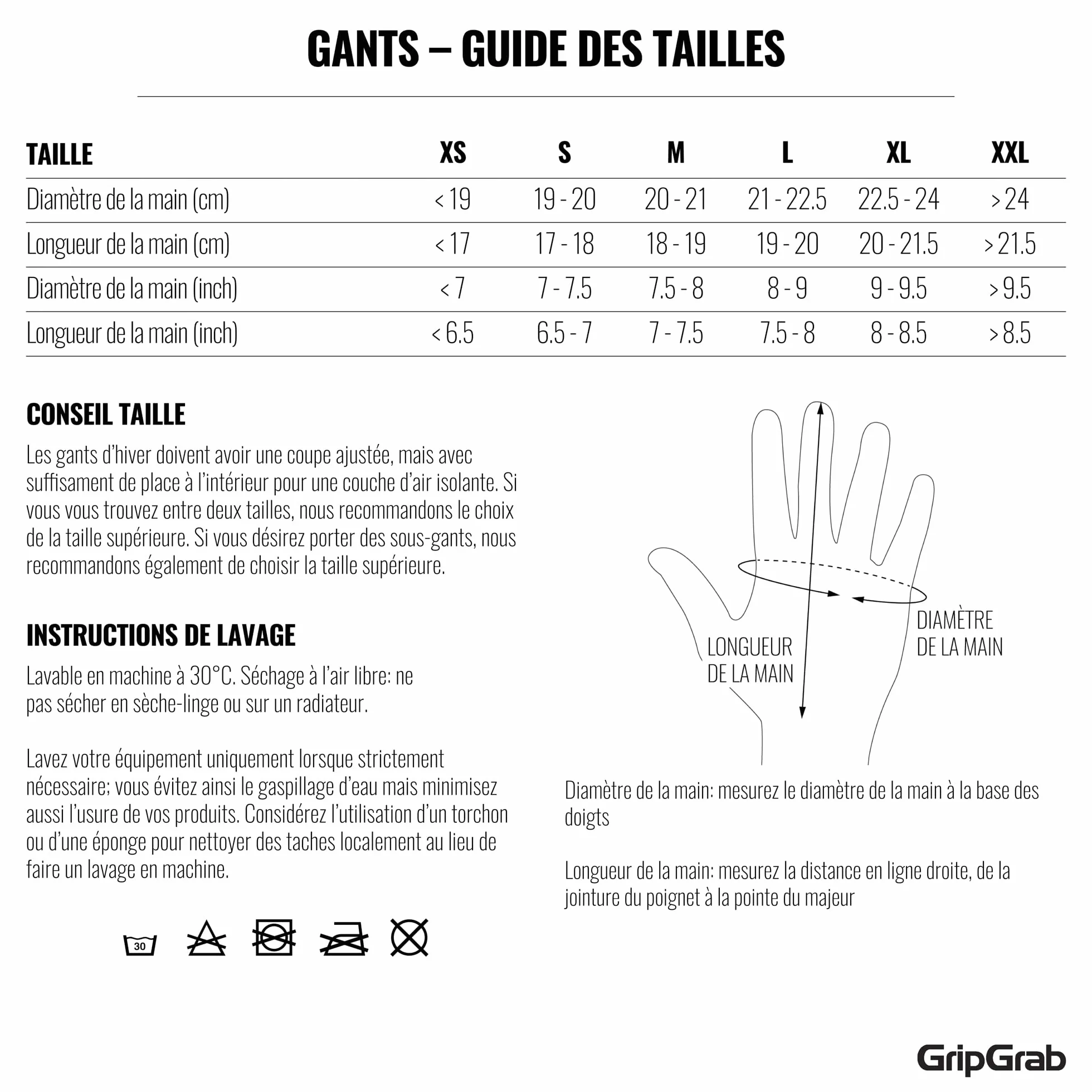 GripGrab Gants de Cyclisme Hiver Coupe-Vent Ride Thermiques Rembourrés Antidérapants