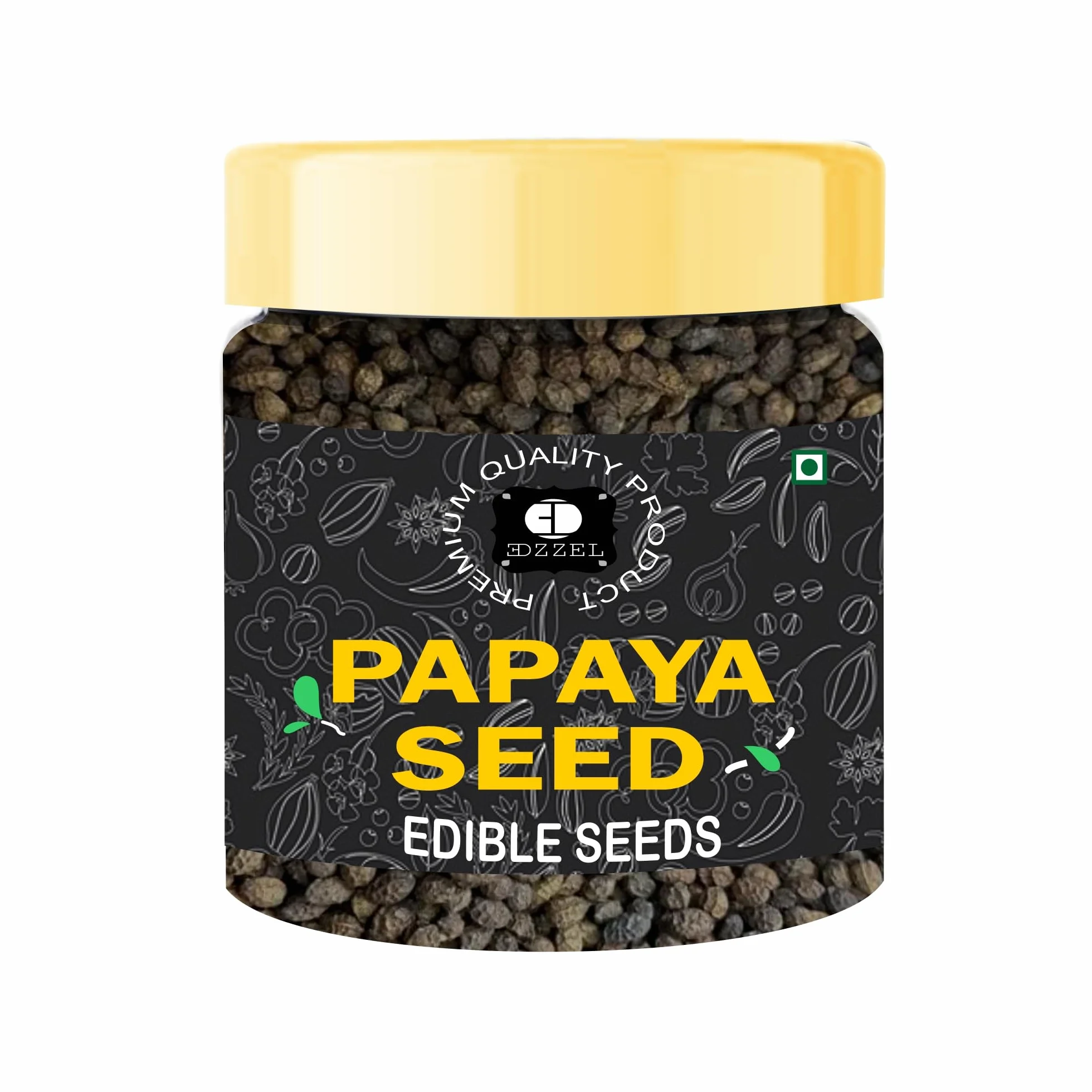 EDZZEL Graines de papaye naturelles 15 g, 15 g, 15 g