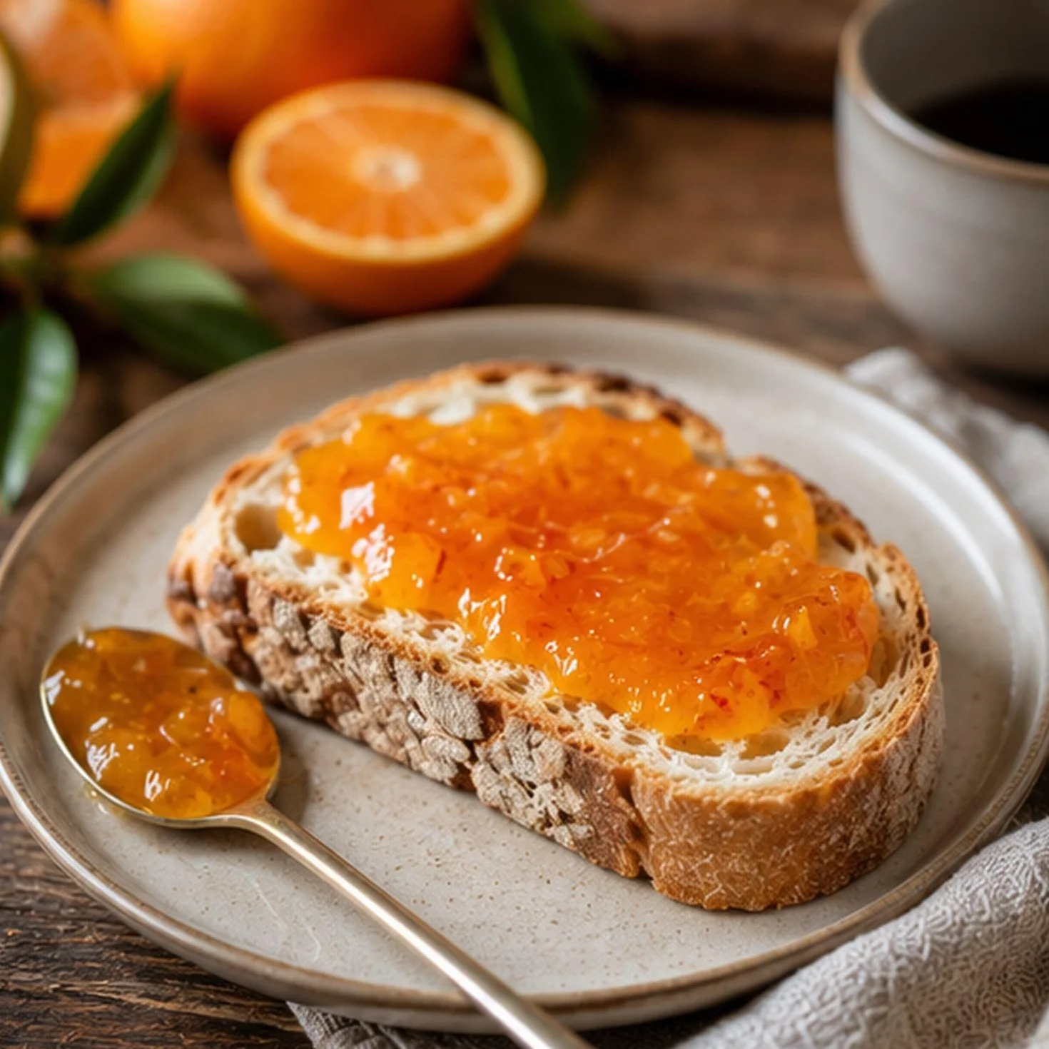 Lot de 3 Confitures Oranges de Corse et Clémentine 315g – Les P’tites Tartines – Confiture aux agrumes pour petit déjeuner