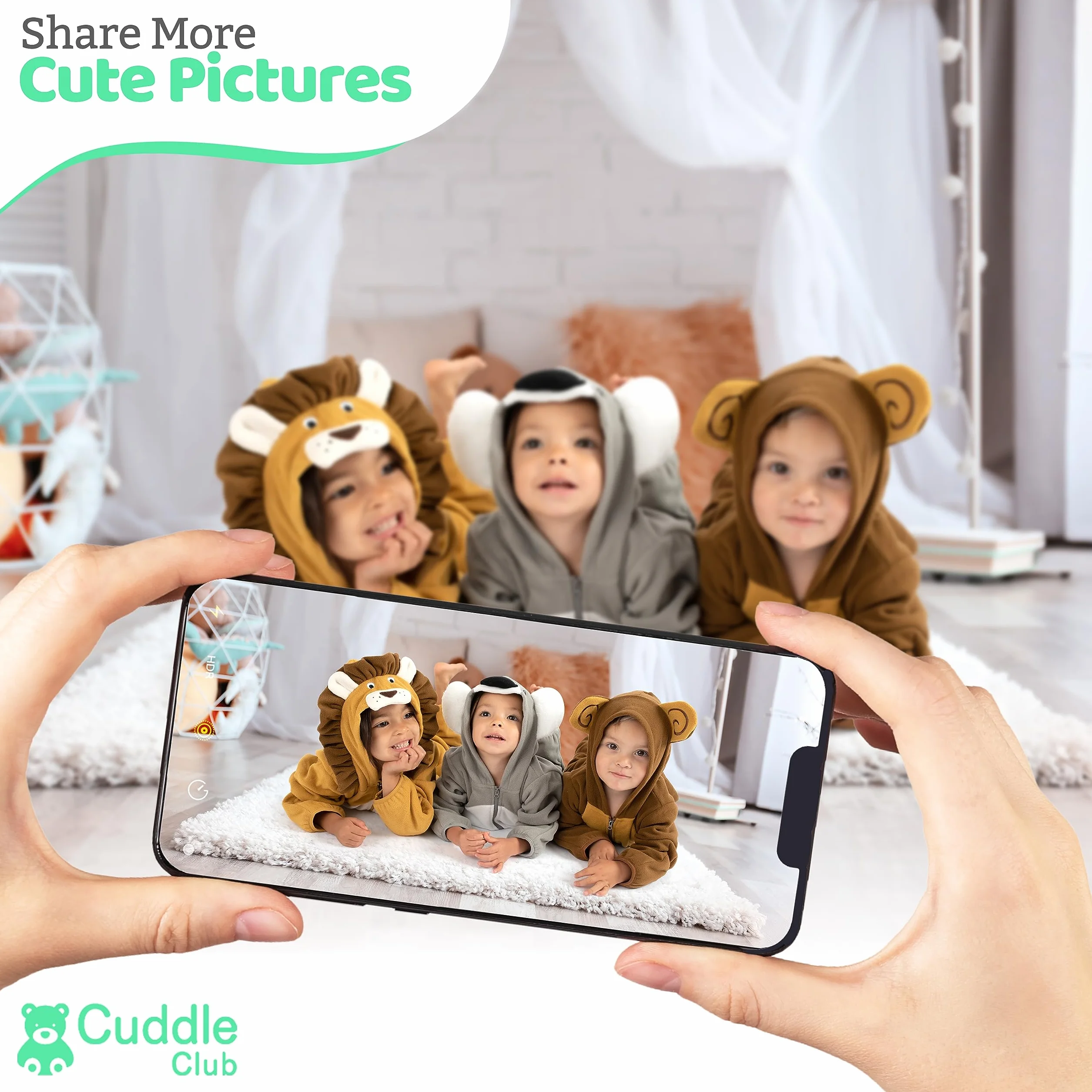Cuddle Club Surpyjama en Polaire Bébé 0-4 Ans Pyjama Fille Garçon Couverture Nid d'Ange Chaud