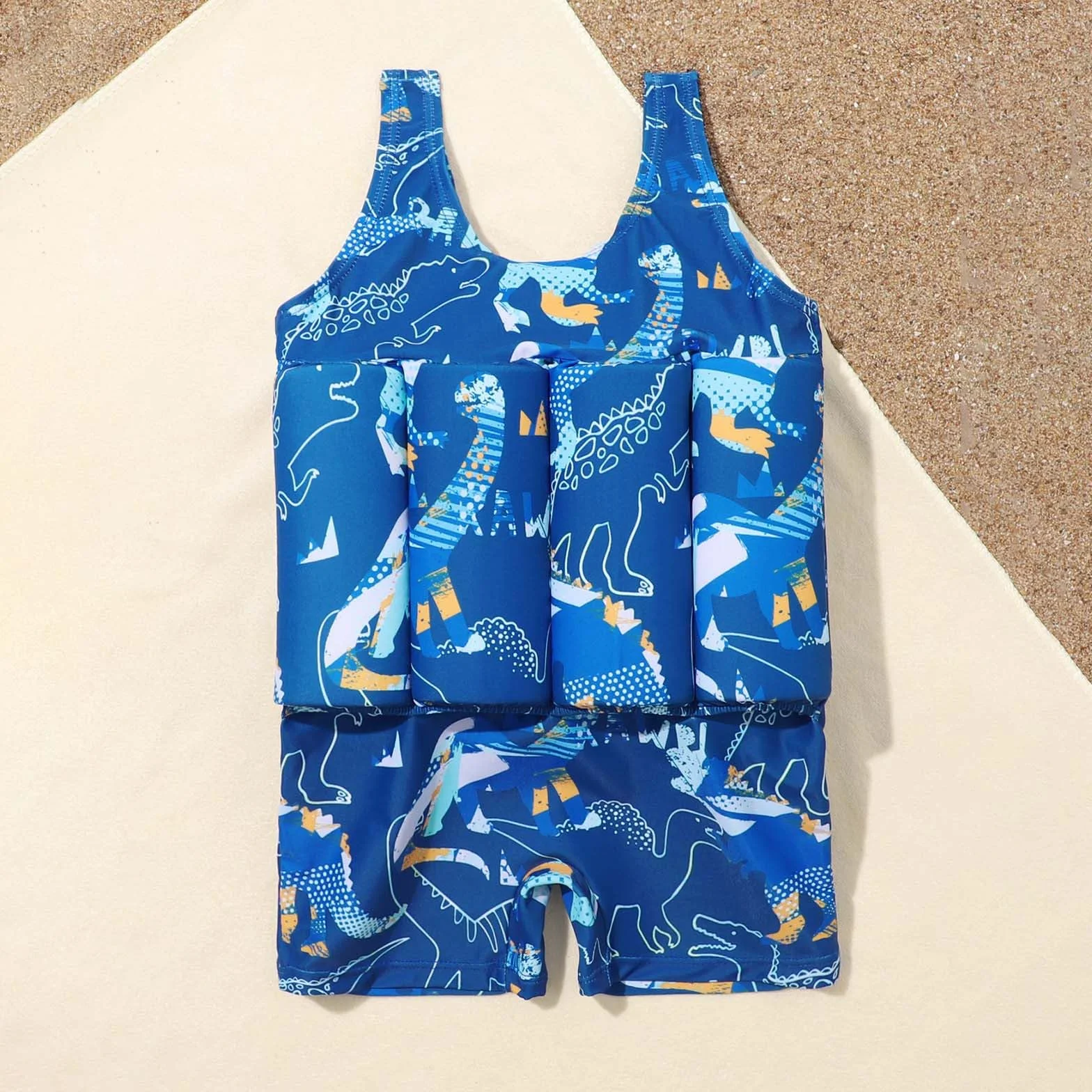 Maillot de Bain Bebe Garcon avec Flotteur Integre pour Enfant Fille 1-6 Ans