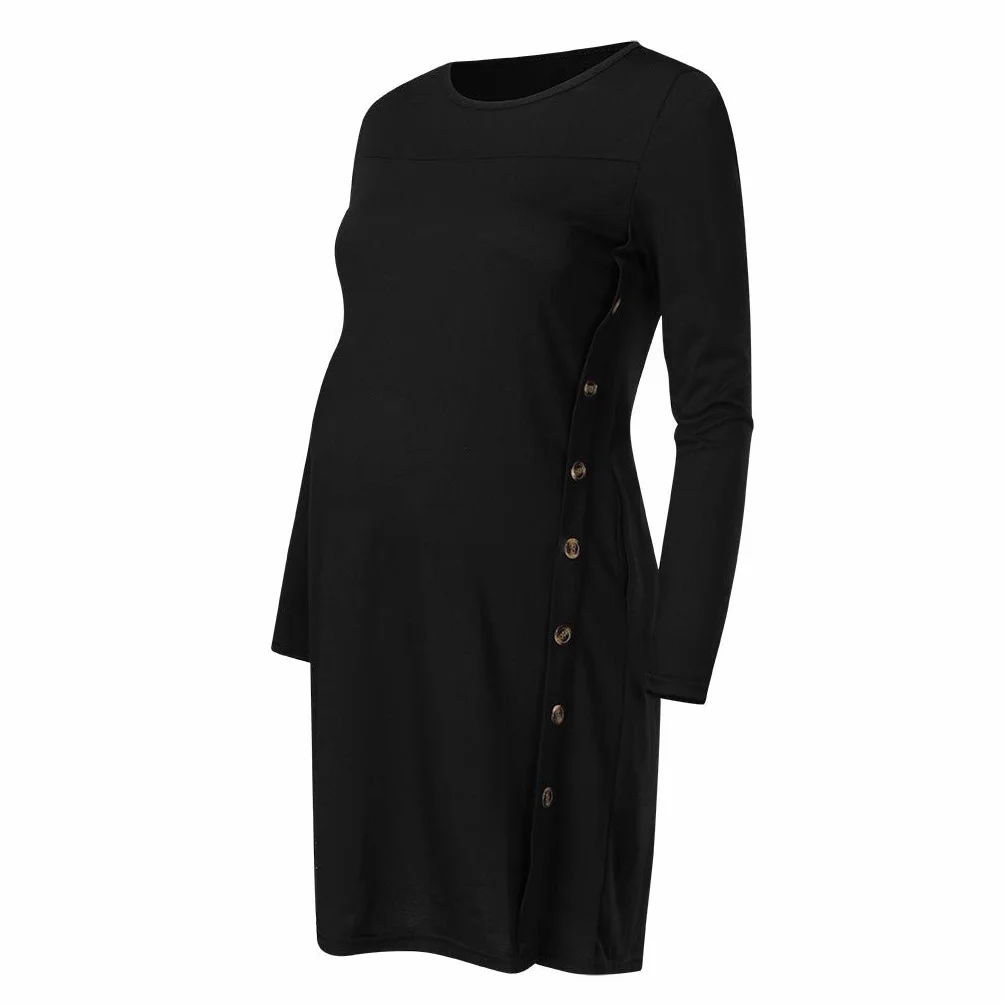 Pull de Maternité Sweat à Capuche Zippé pour Femmes Enceintes Veste Casual avec Poches