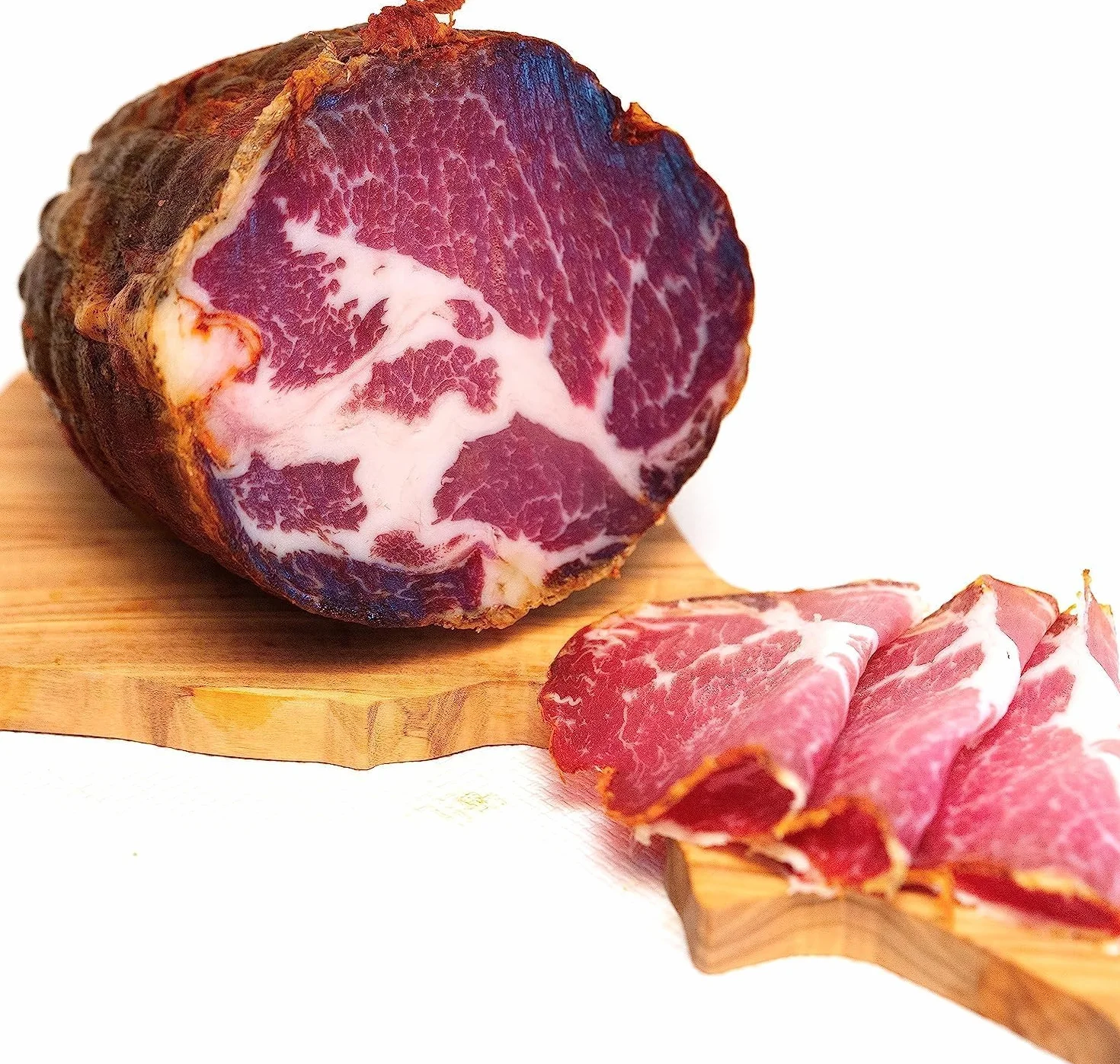 Coppa Calabraise de 500g - Charcuteries Artisanales De Calabre, Idéale Pour Sandwich, Entrées, Apéritifs - À TRANCHER - Sous Vide