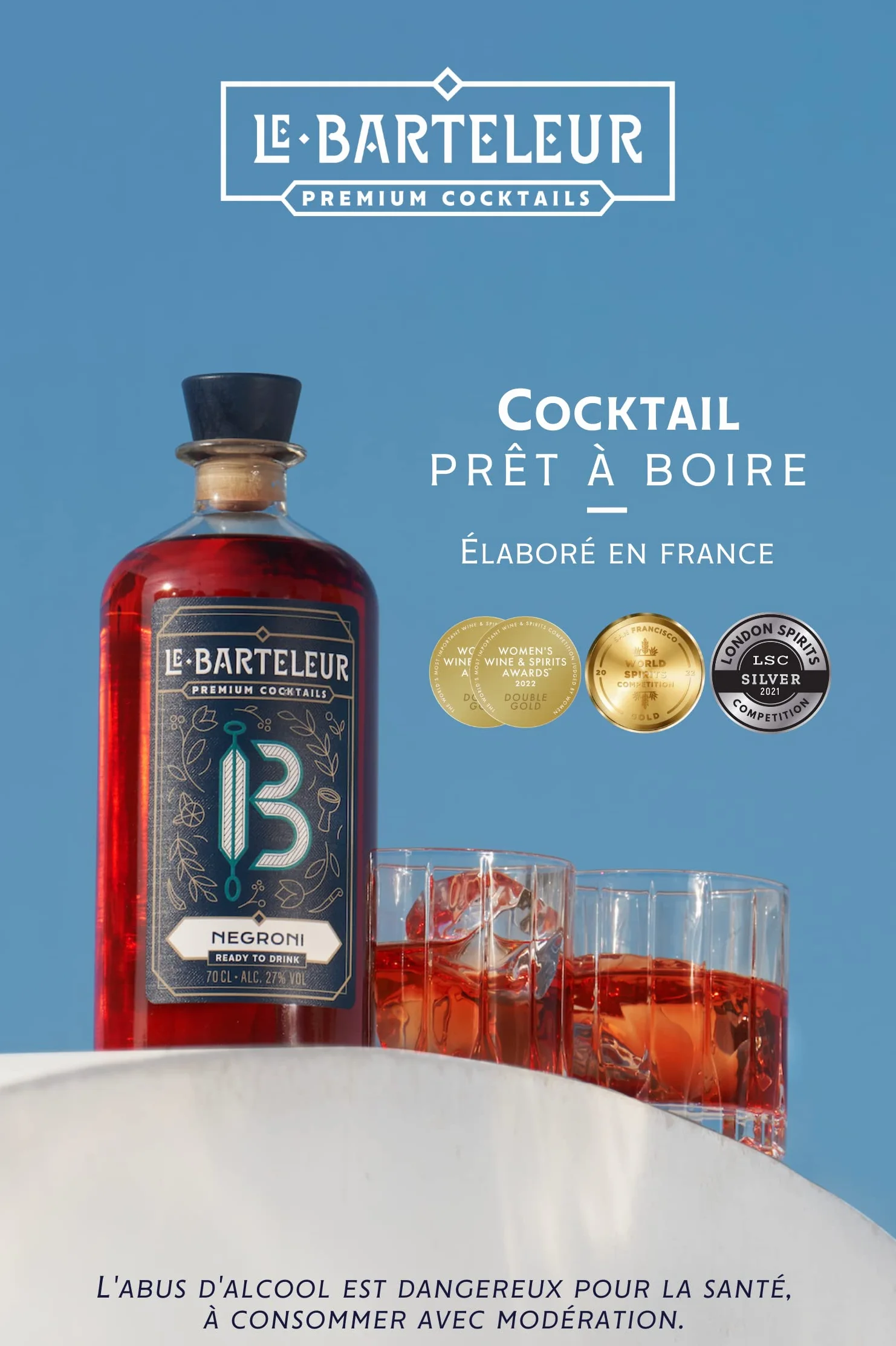 Cocktail - Le NEGRONI du BARTELEUR