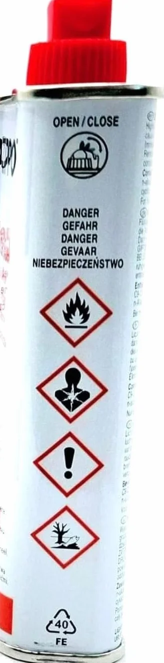 Zippo Lot de 2 recharges d'essence pour briquet avec mèche et 6 pierres 125 ml
