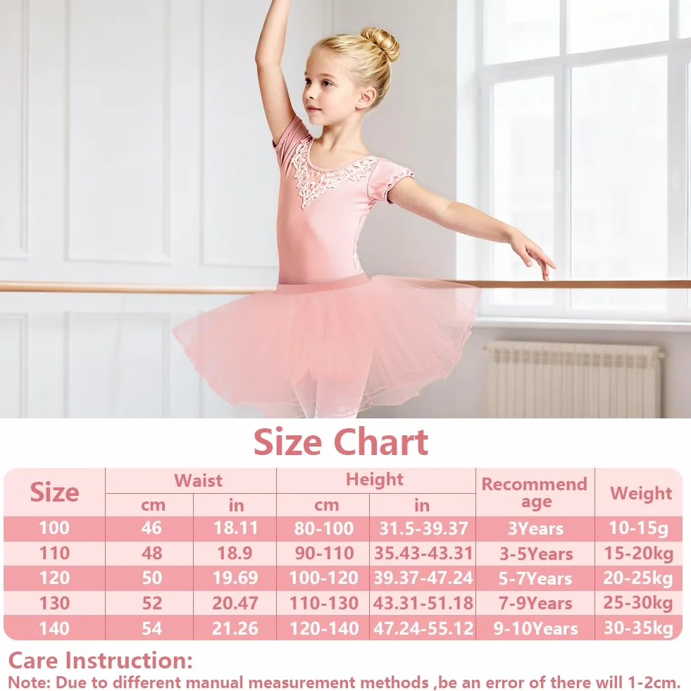 Jupe Tutu en Tulle pour Fille, Jupe de Ballet Classique, 3-10 Ans