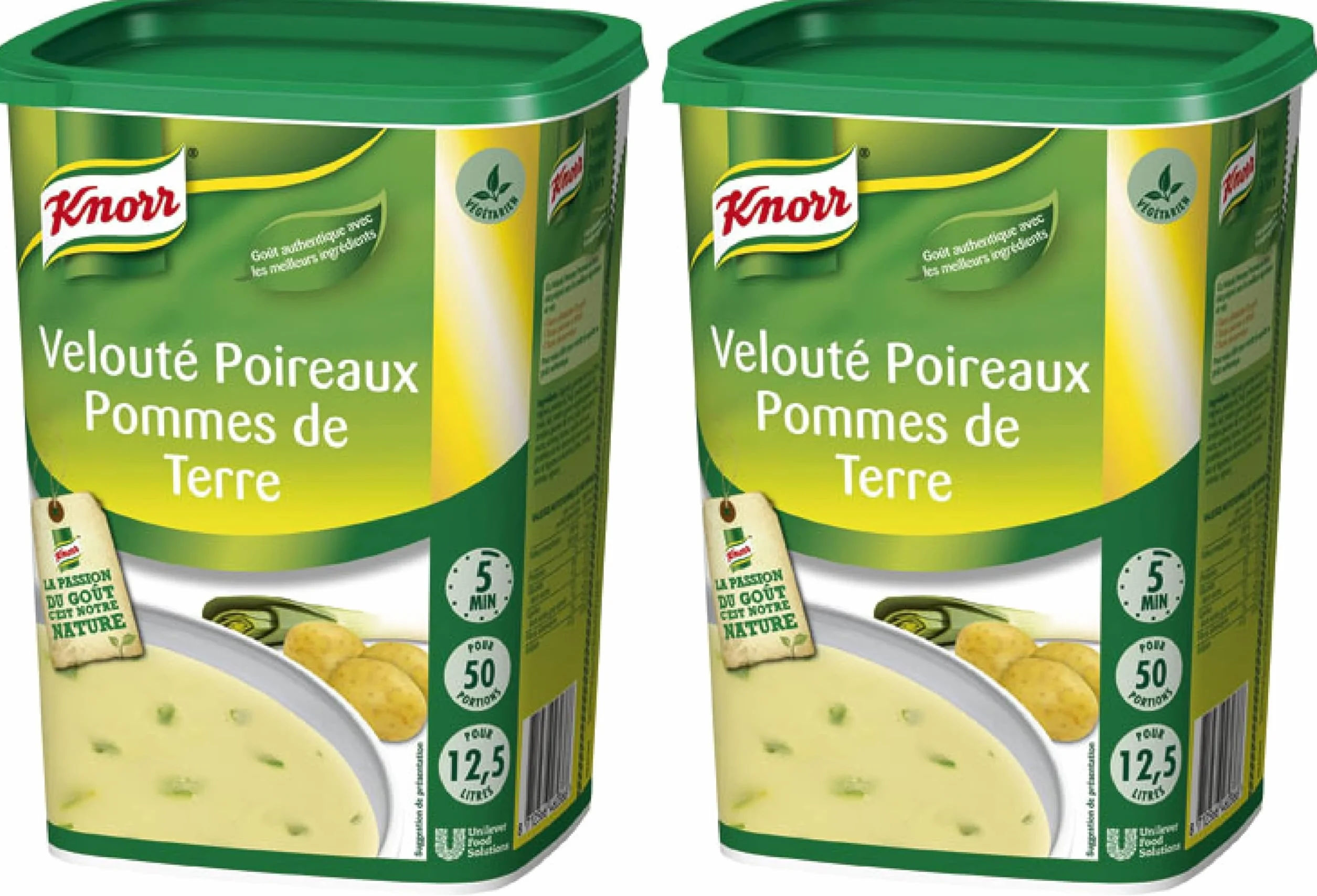 Knorr Professional Knorr Velouté Poireaux & Pomme de Terre 815g 50 portions (Lot de 2)