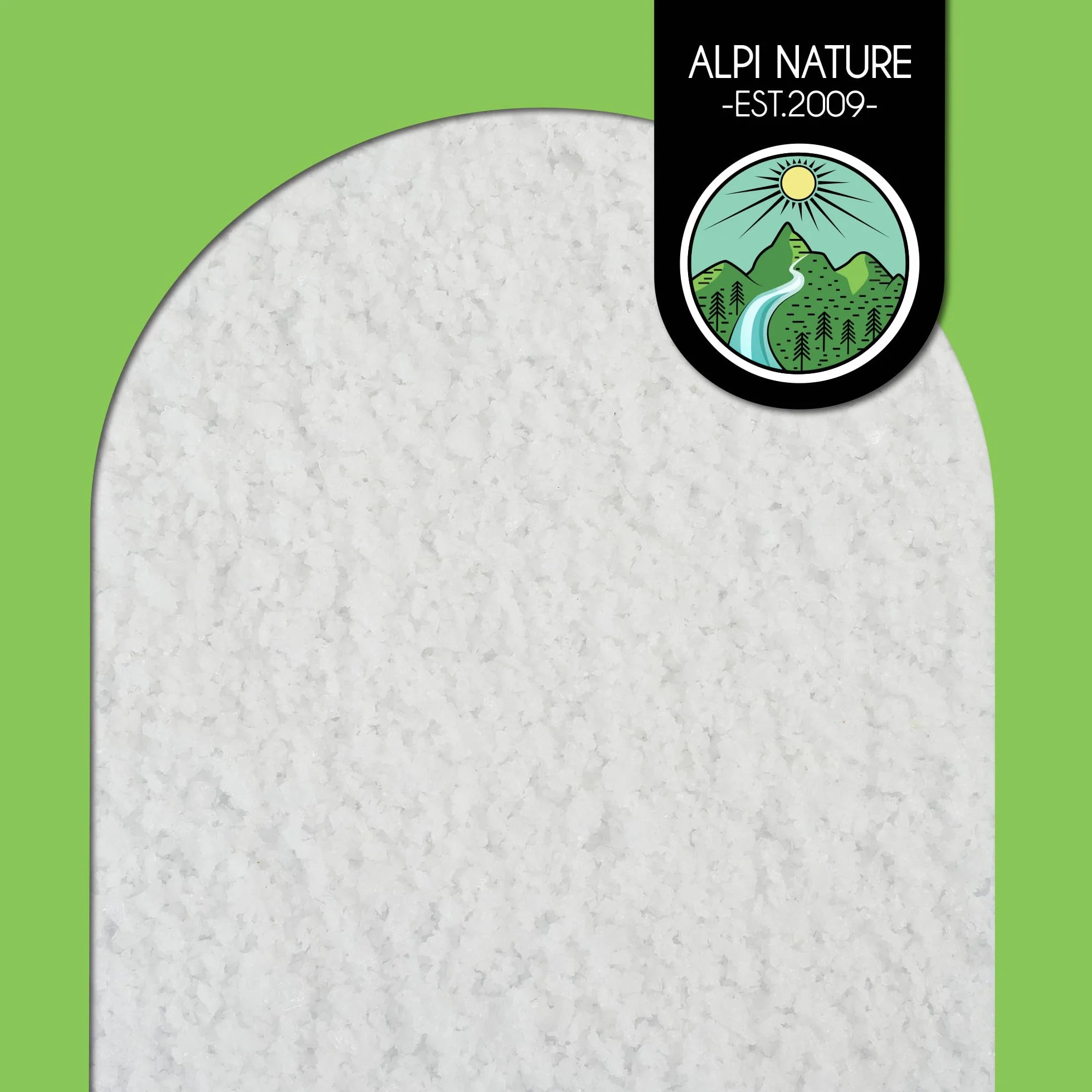 Alpi Nature Flocons de Sel Gemme 250g, Gourmet Sel Gemme d'Espagne 0.1-8mm pour la Cuisine