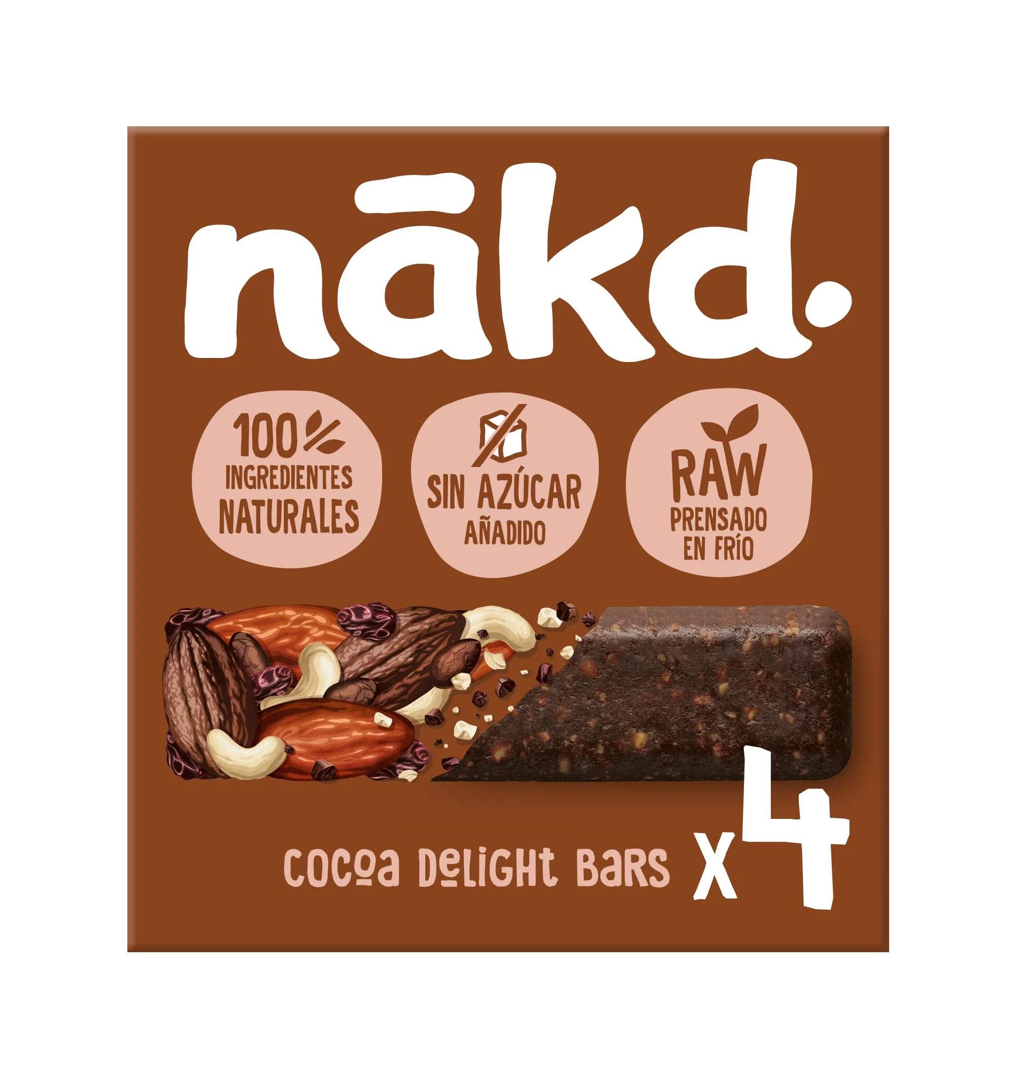 Nākd - Cocoa Delight - 4 x 35g