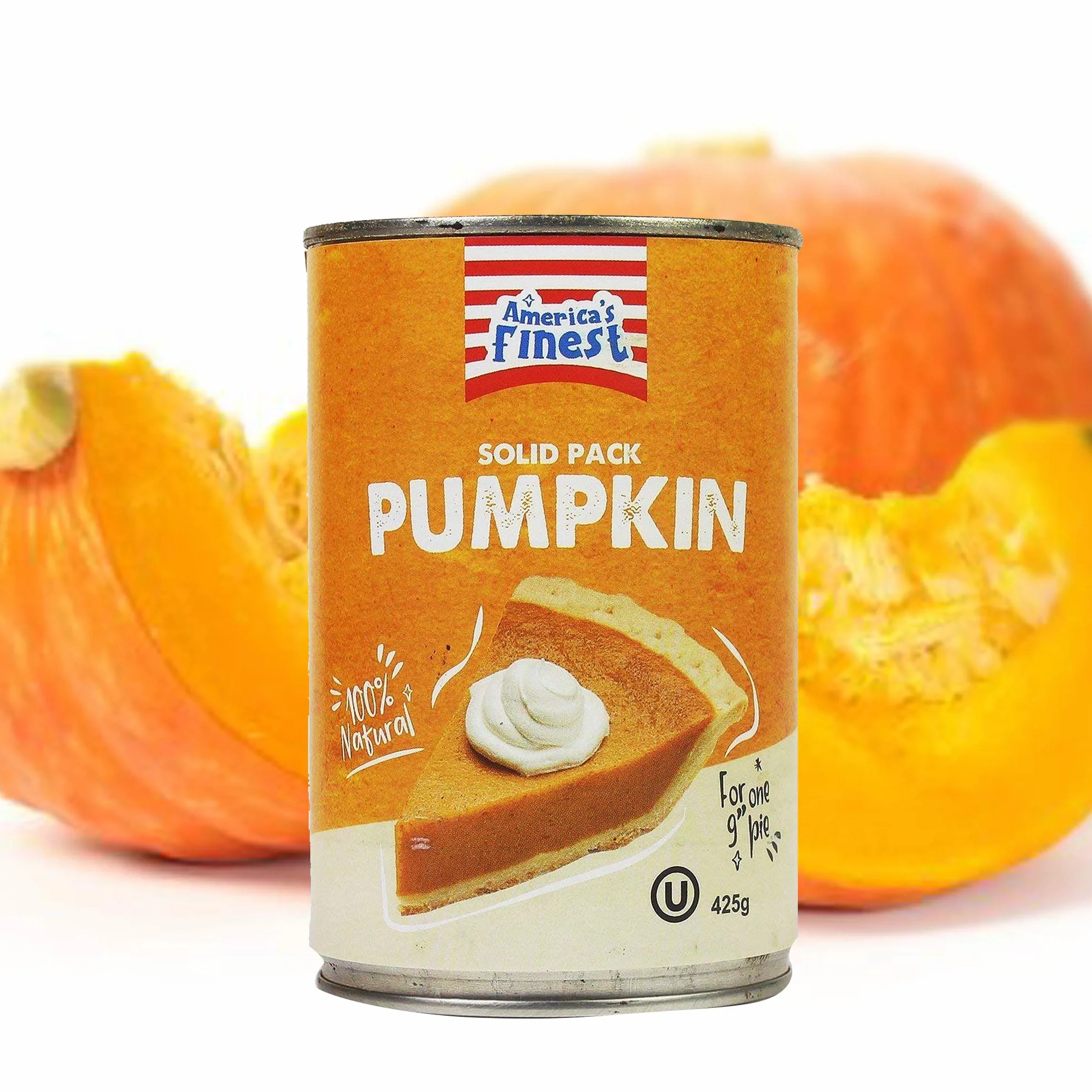 Purée de Citrouille America's Finest 100% Naturelle - Lot de 3 boîtes de 425 g