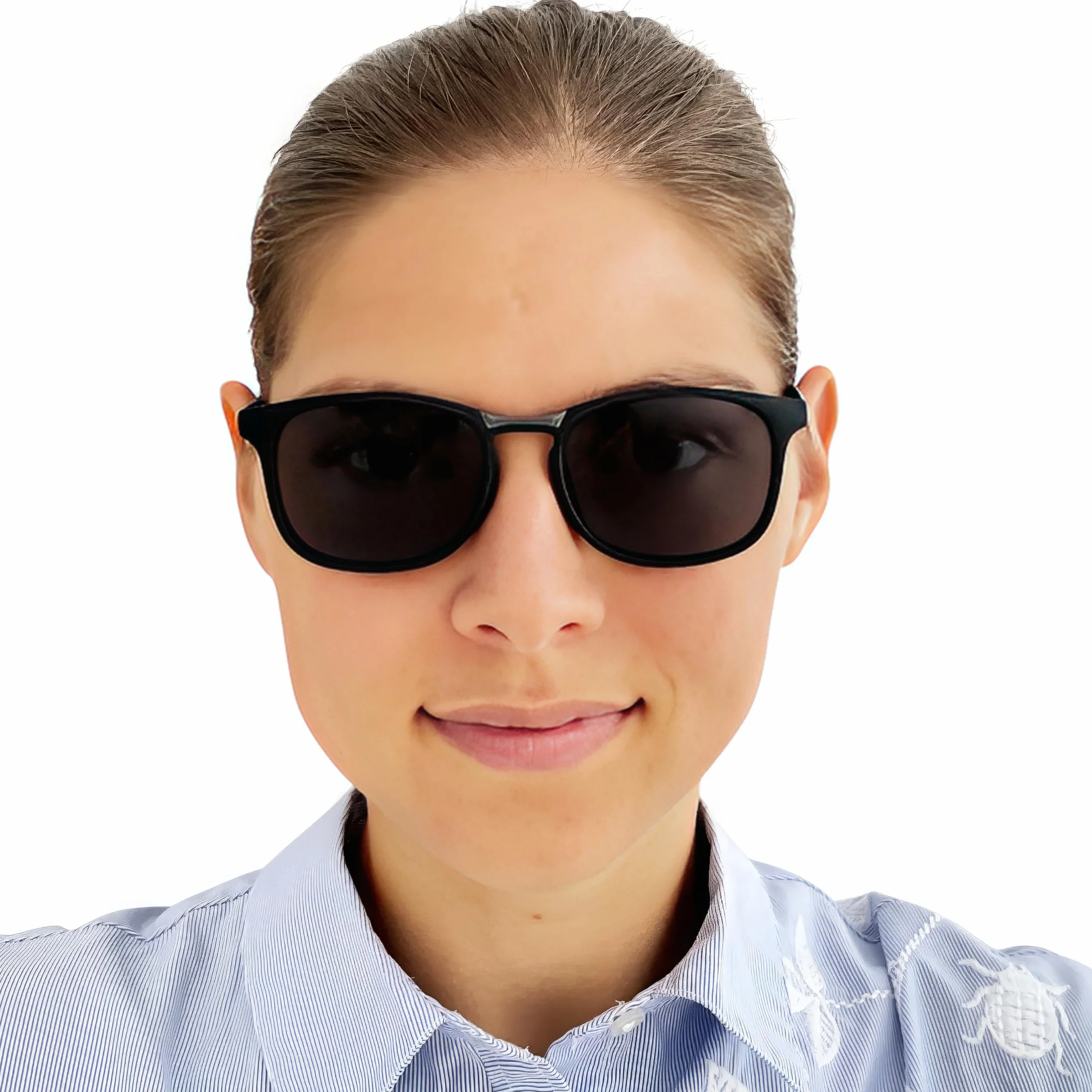 Lunettes de Soleil de Lecture Rectangles Tendance Monture Plastique Branches Métal Noir