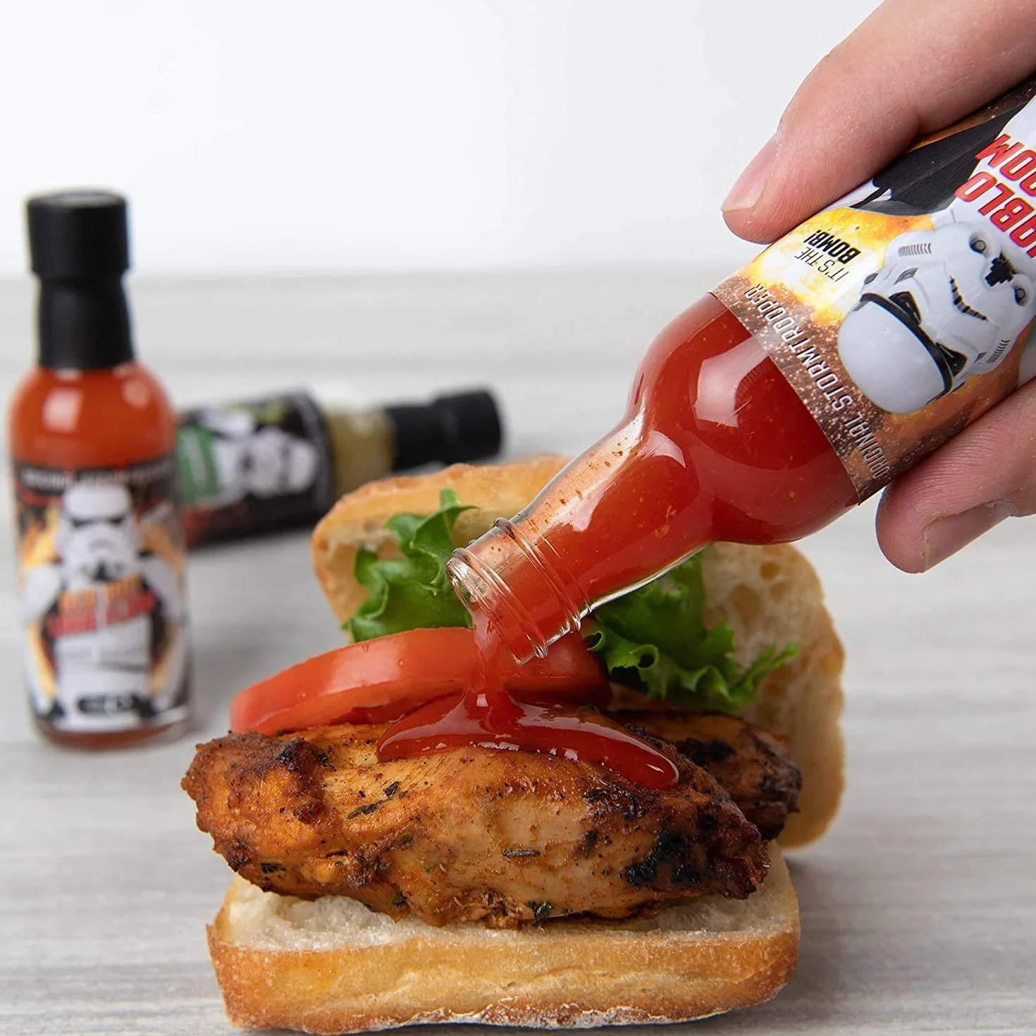Thoughtfully - Original Stormtrooper Coffret Cadeau Sauces Piquantes - Hot Sauce Set Avec 6 Sauces Chili