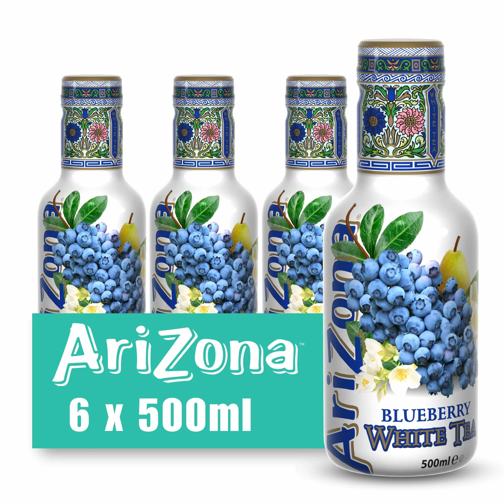 Arizona thé blanc myrtille 500 ML