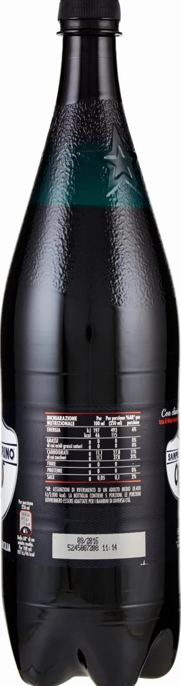 San Pellegrino 12 x Chinotto Chinò Boisson italienne à l’orange amère 1,25 l
