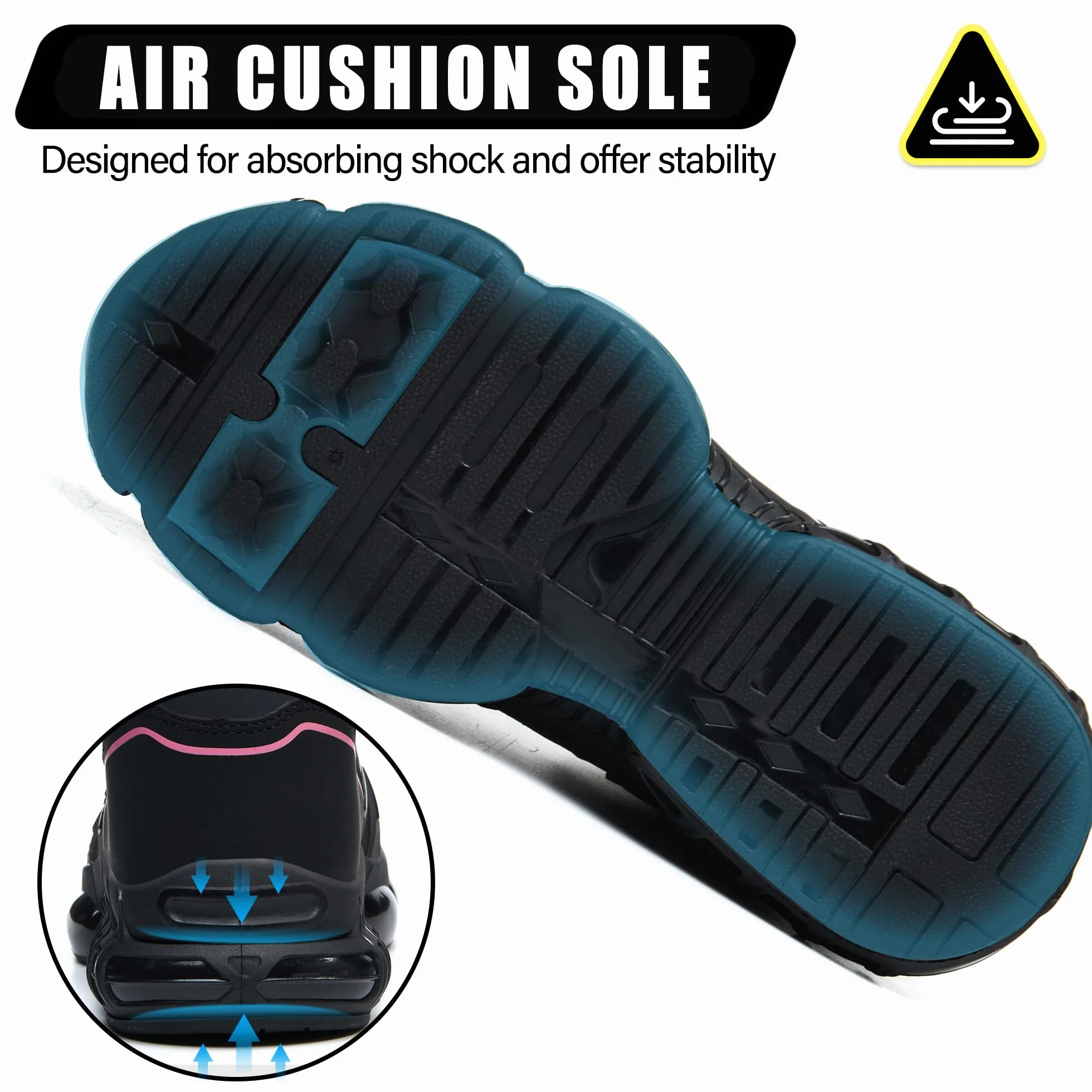 Chaussure de Sécurité Impermeable Montante Embout Acier Homme Femme 36-47 EU