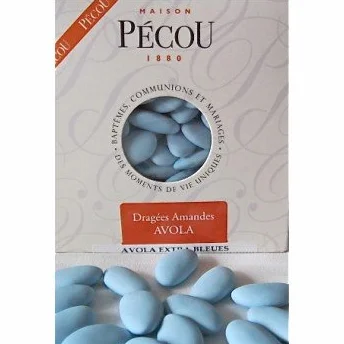 Pécou Dragées aux amandes Princesse d'Avola Bleu 1 kg