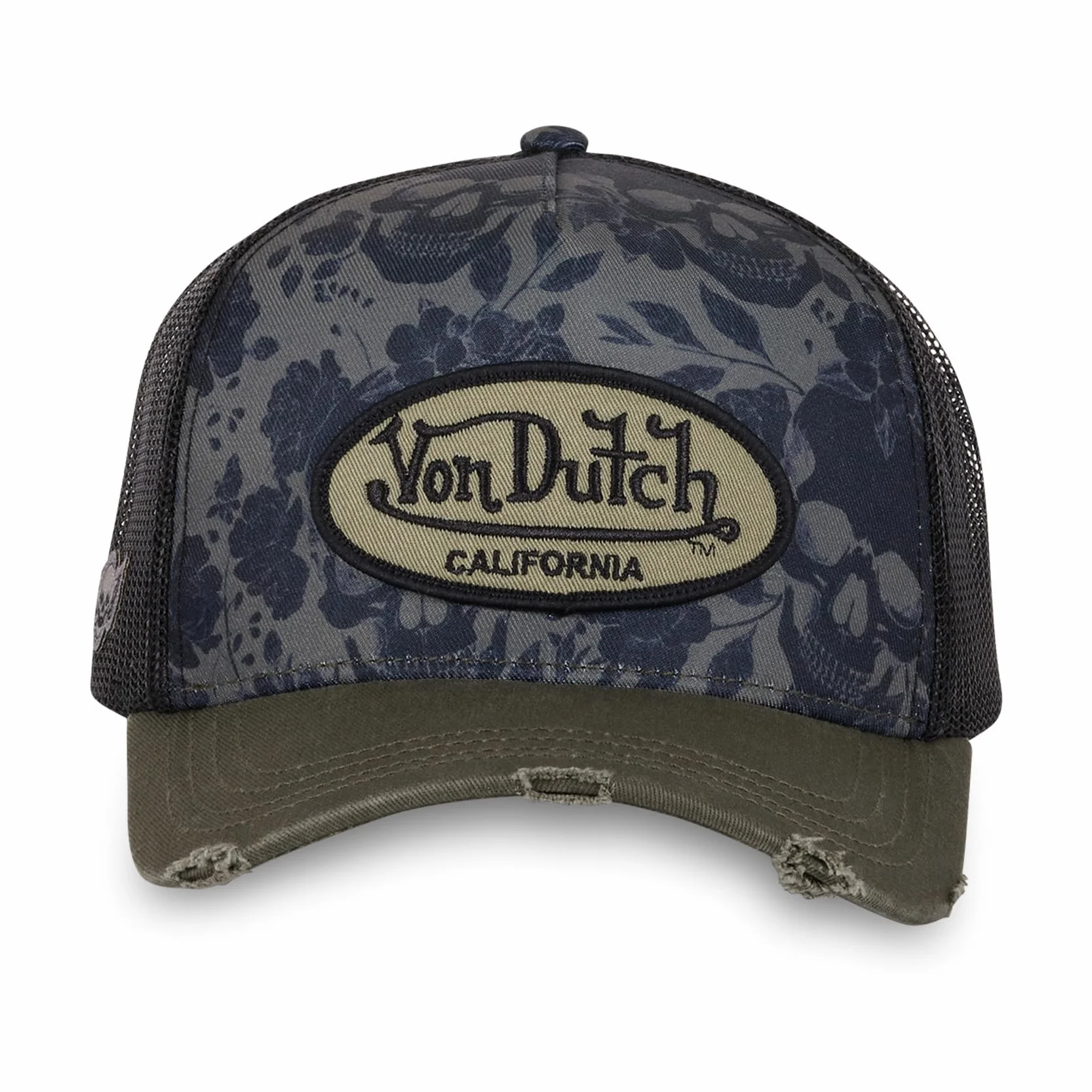 Von Dutch Casquette Ajustable Homme Femme Trucker Print