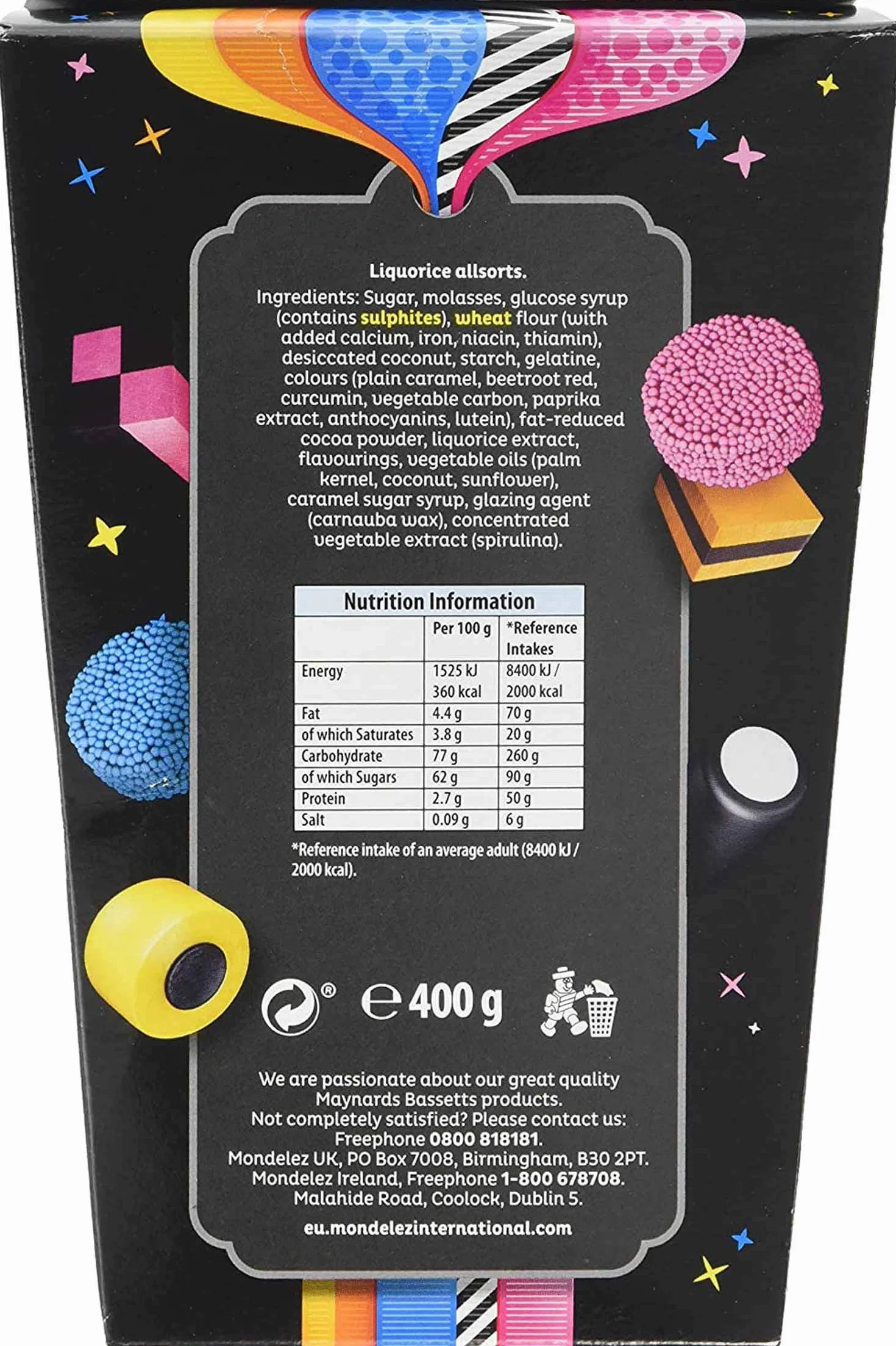 Bassetts Réglisse toutes sortes 400G