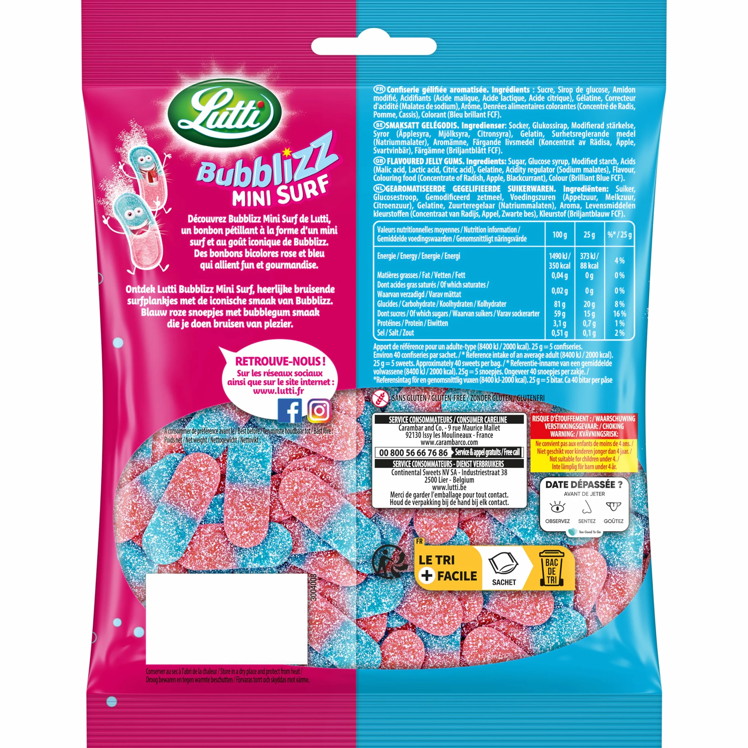 LUTTI Bubblizz Mini Surf 180g