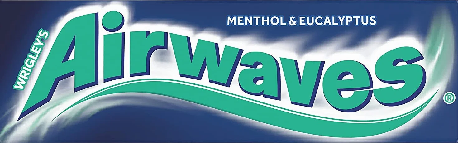 AIRWAVES Chewing Gum Sans Sucre Goût Menthol et Eucalyptus 30 Paquets 300 Dragées 420g