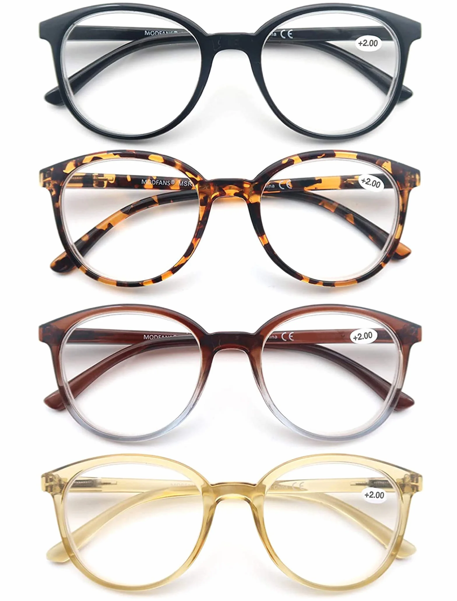 Lunettes de Lecture Lot de 4 Homme Femme MODFANS