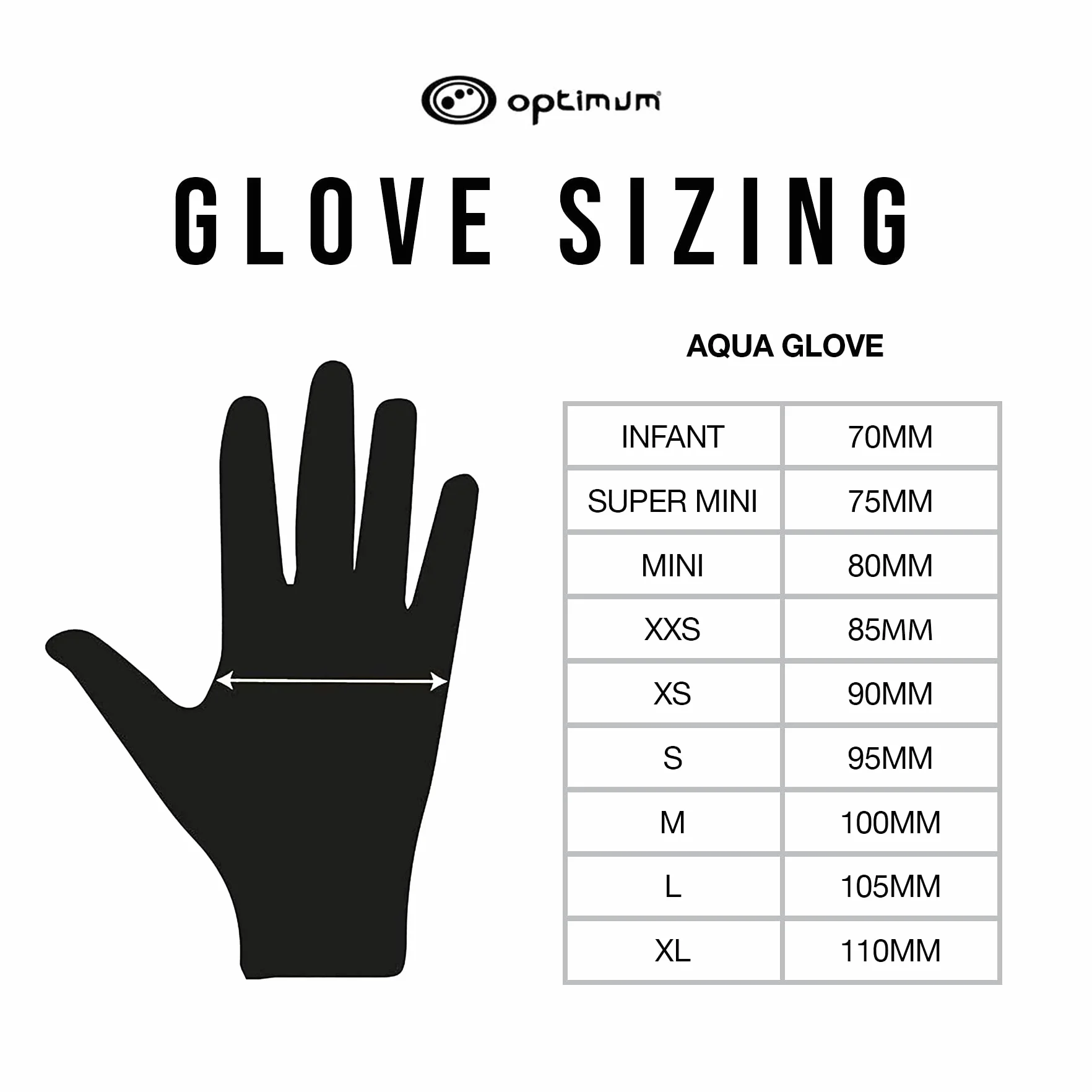 OPTIMUM Aqua Waterproof Thermal Sports Gloves Touch Screen Sensitive Finger
