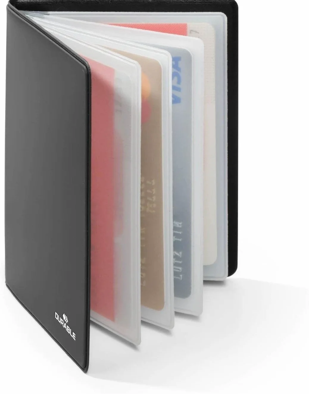 Porte-Cartes Protection Antirfid Plastique Souple 8 Cartes Format Cb Noir