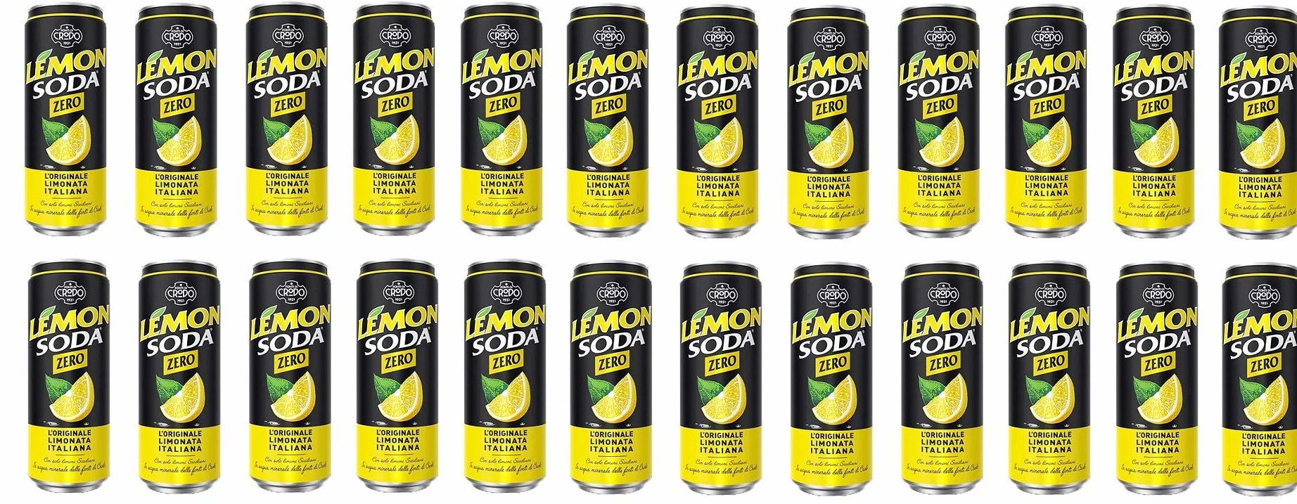 24x canette de Lemonsoda zero 330ml Campari Group Lemon Soda Lemon Italian