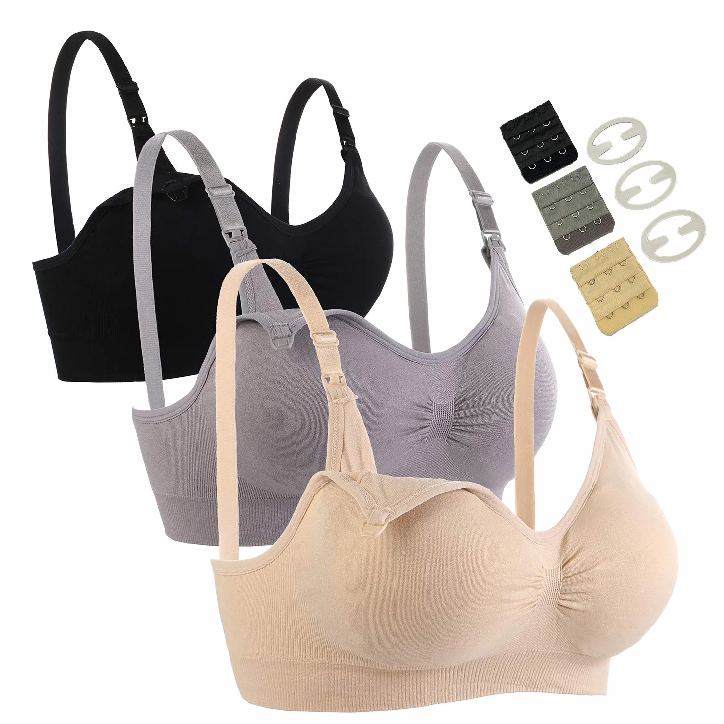 Soutien-gorge d'allaitement sans couture - Lot de 3 pour femme